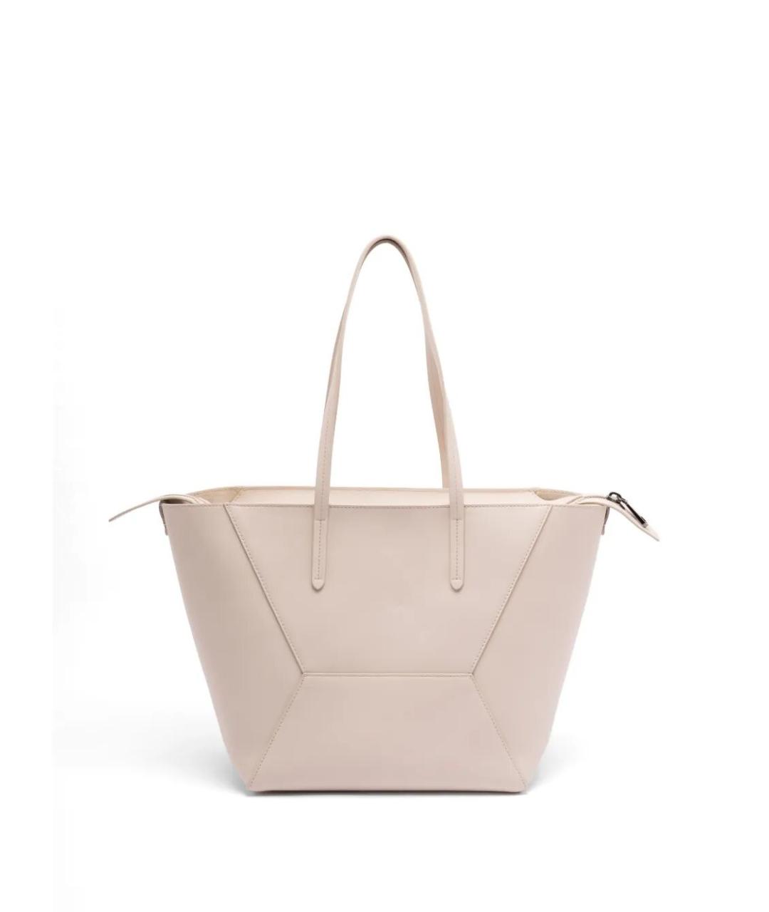 BRUNELLO CUCINELLI Розовая кожаная сумка тоут, фото 2