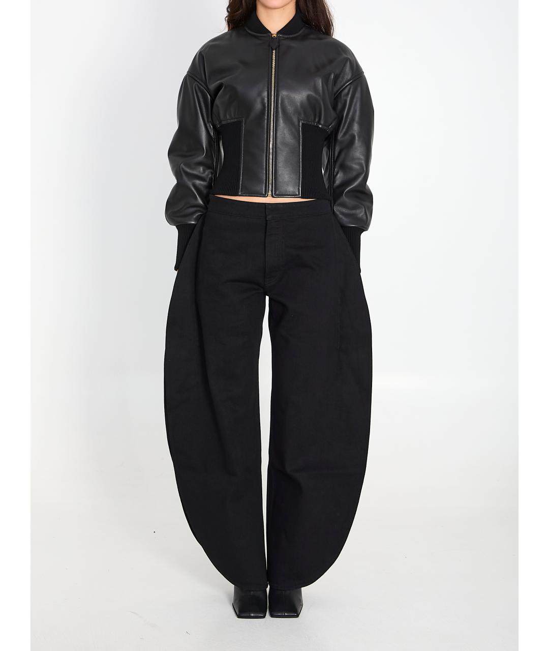 ALAIA Черная кожаная куртка, фото 6