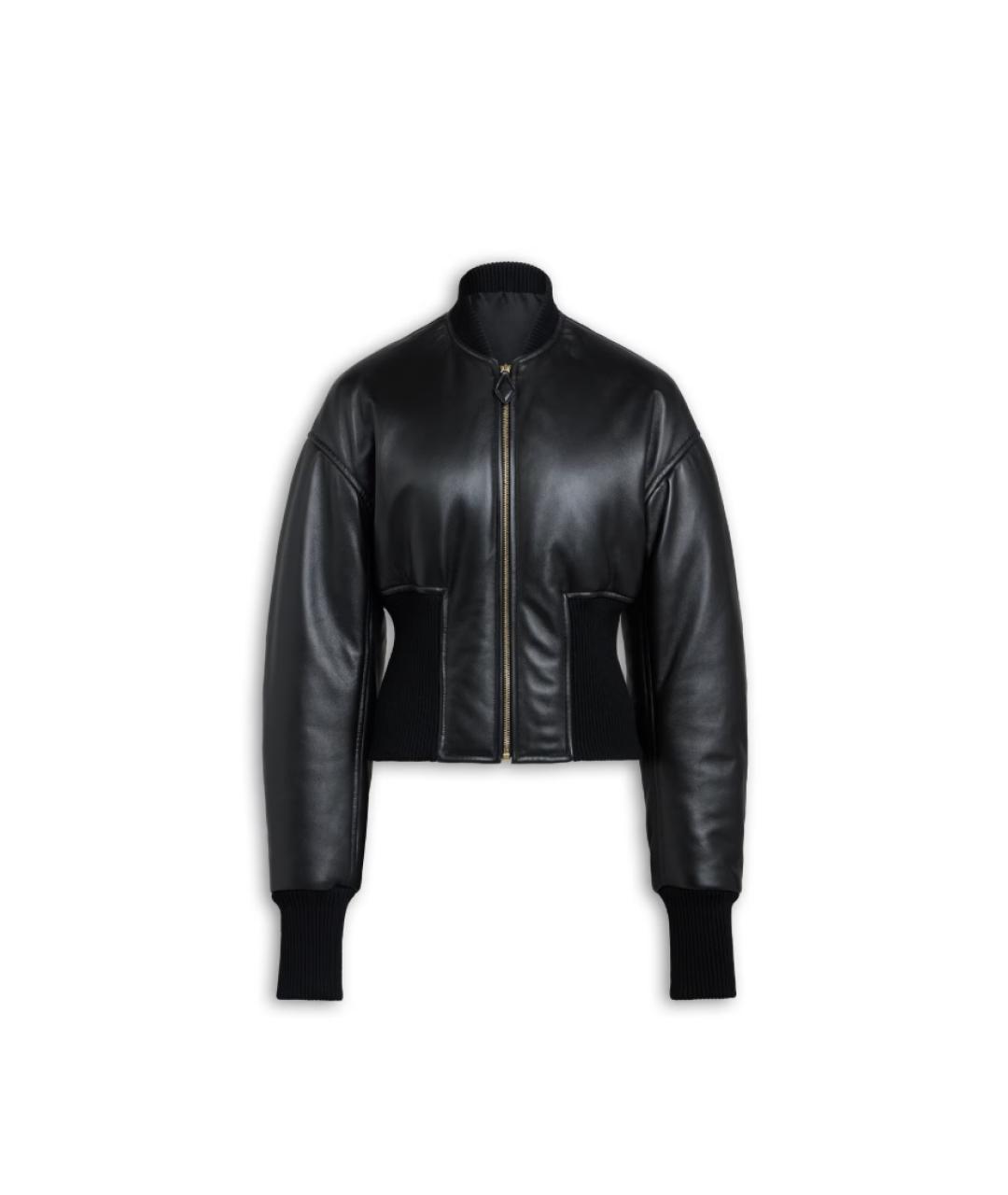 ALAIA Черная кожаная куртка, фото 7