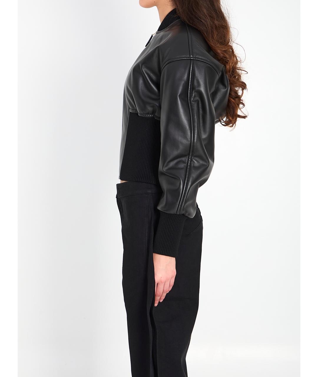 ALAIA Черная кожаная куртка, фото 4