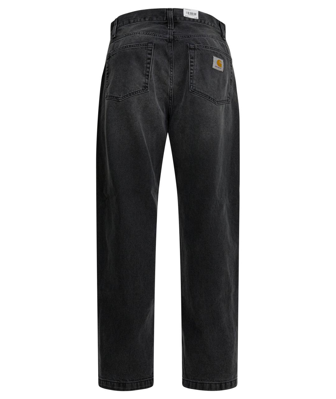 CARHARTT WIP Черные хлопковые повседневные брюки, фото 2