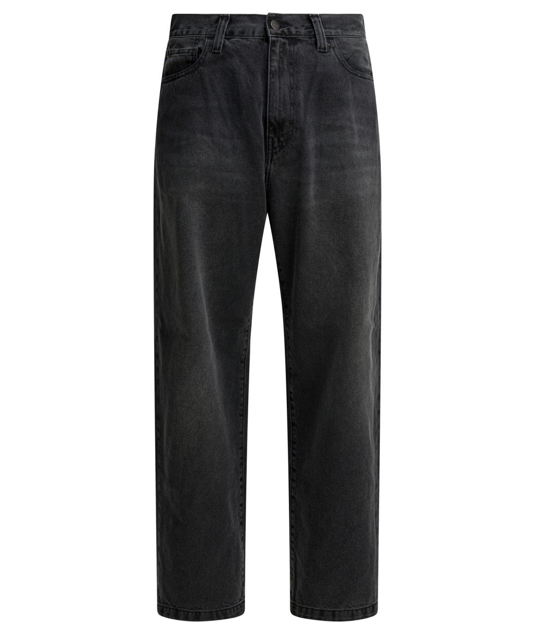 CARHARTT WIP Черные хлопковые повседневные брюки, фото 1