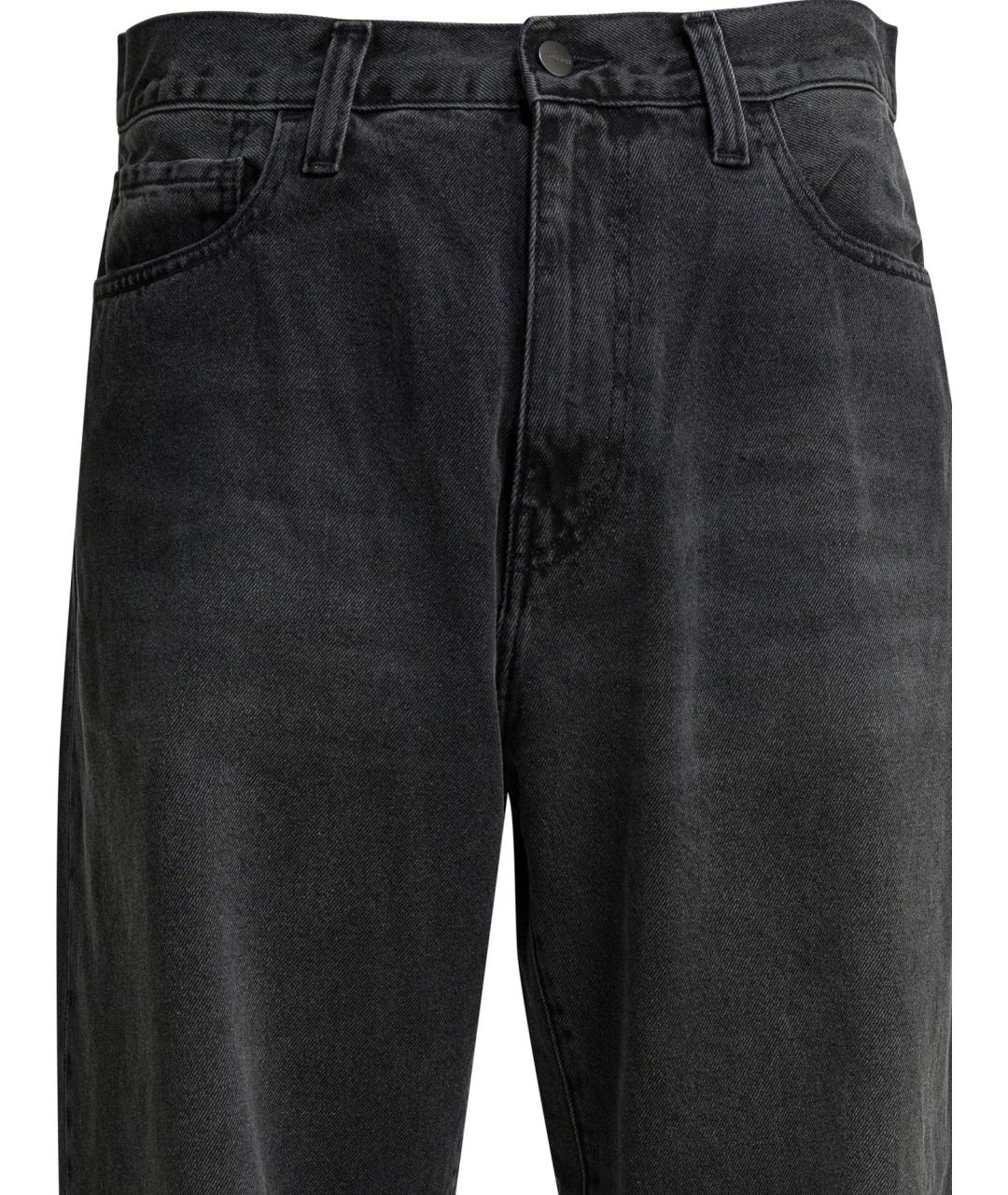 CARHARTT WIP Черные хлопковые повседневные брюки, фото 3