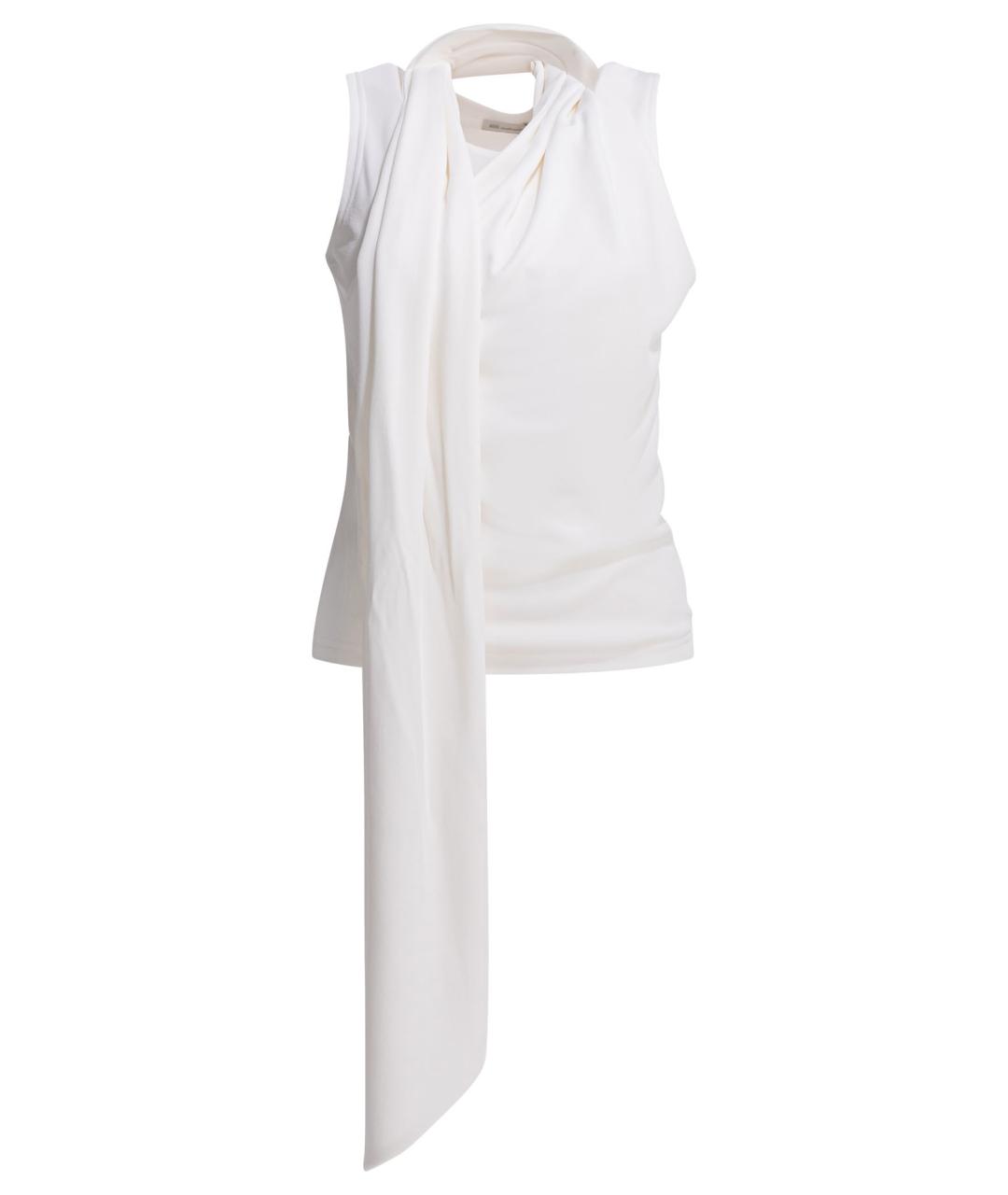 Ami Paris Белая вискозная майка, фото 1