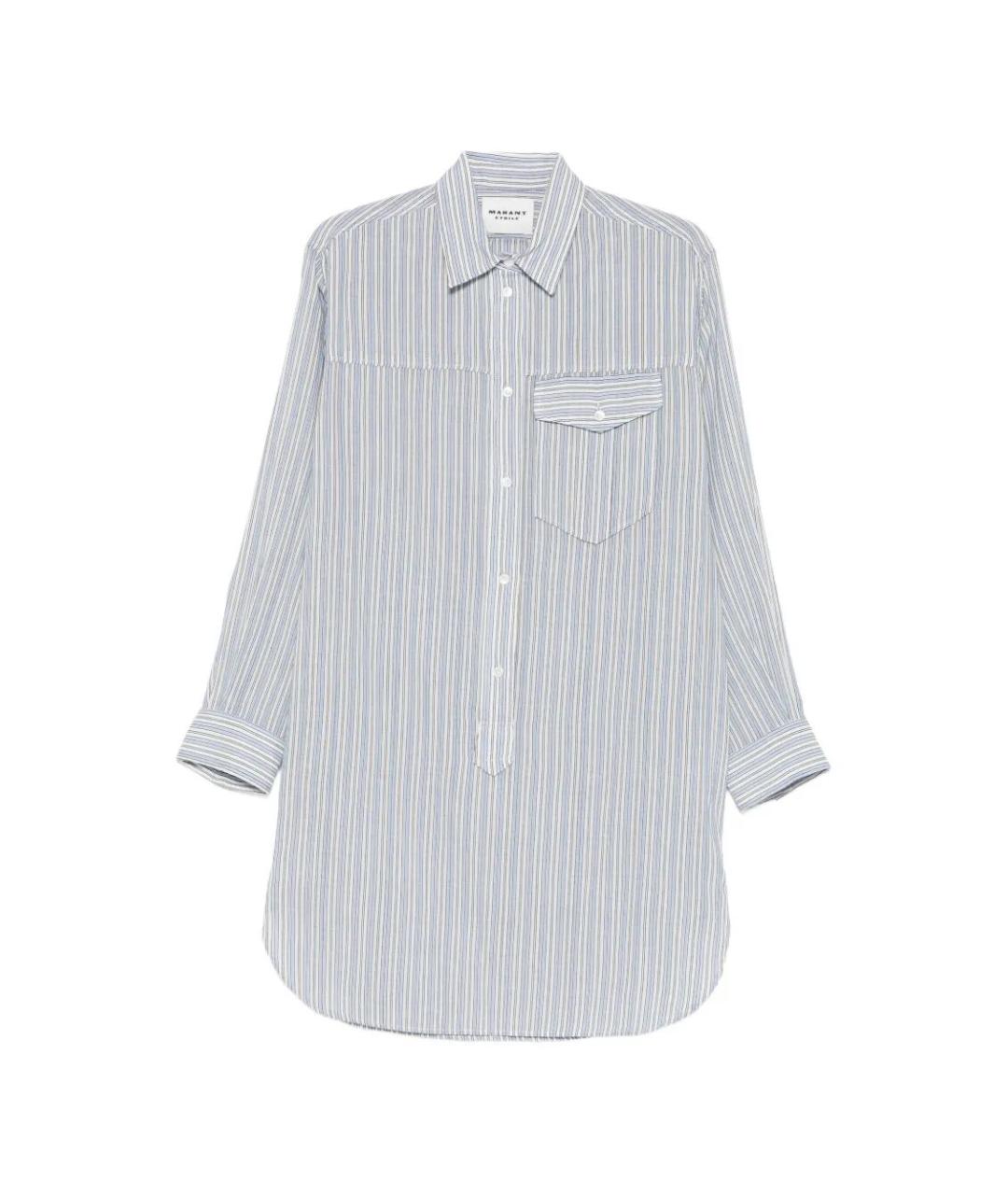 ISABEL MARANT Синее хлопковое повседневное платье, фото 1