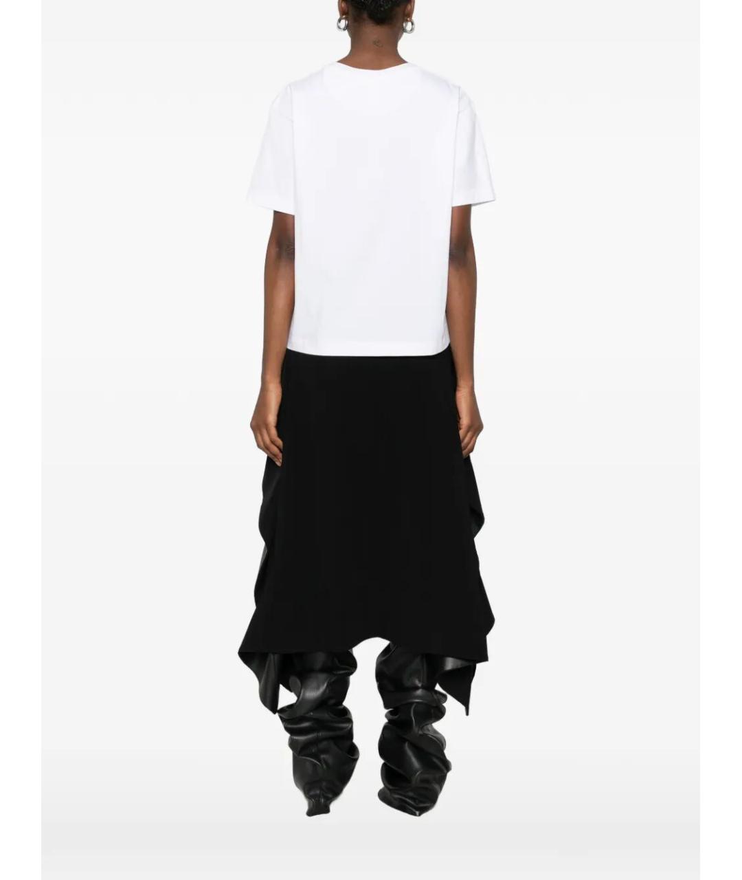 ALEXANDER MCQUEEN Белая хлопковая футболка, фото 3