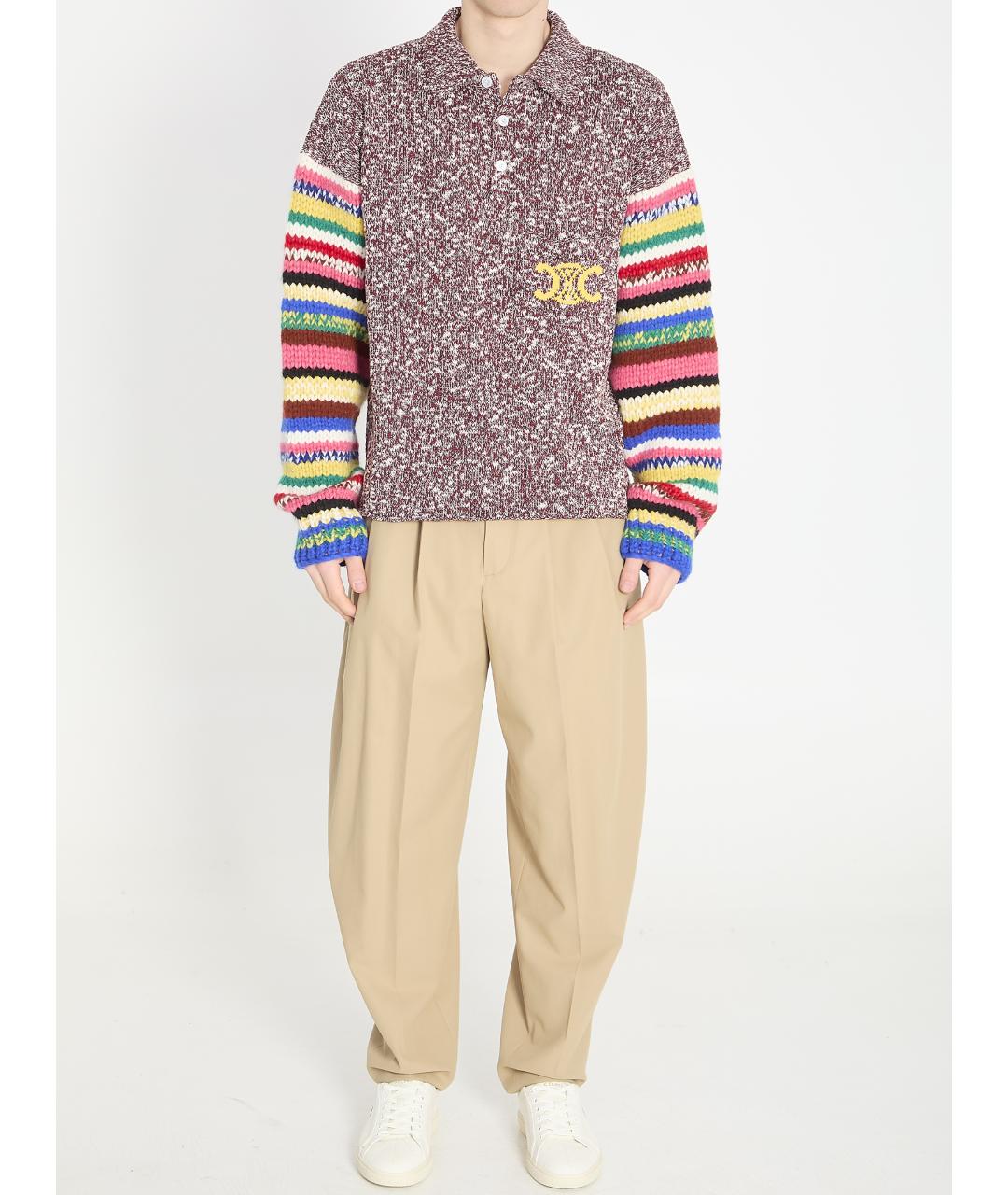 CELINE Мульти хлопковый джемпер / свитер, фото 5