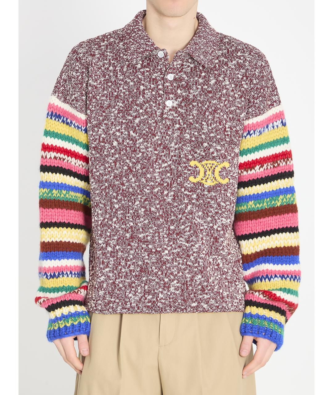 CELINE Мульти хлопковый джемпер / свитер, фото 6