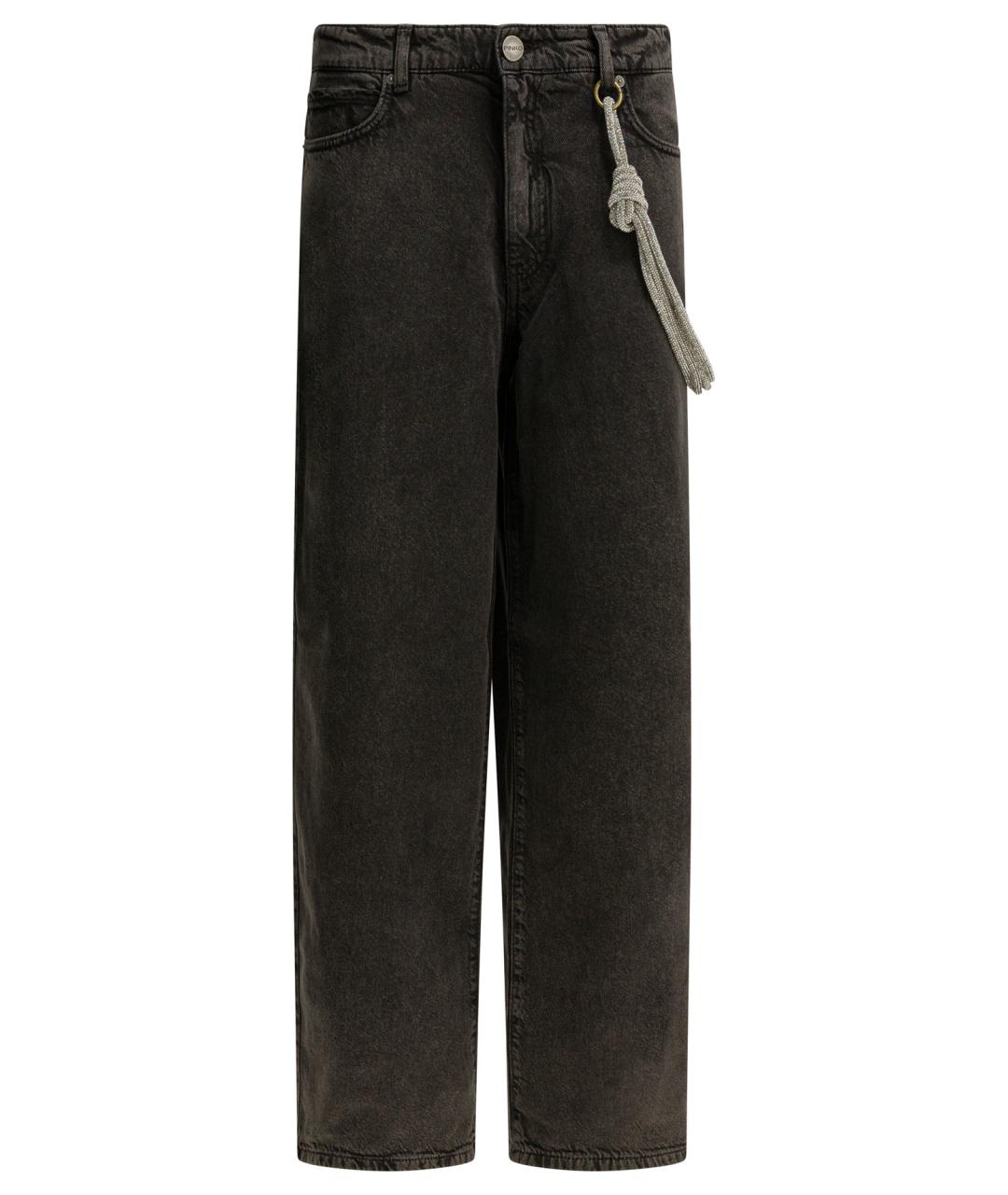 PINKO Черные прямые джинсы, фото 1