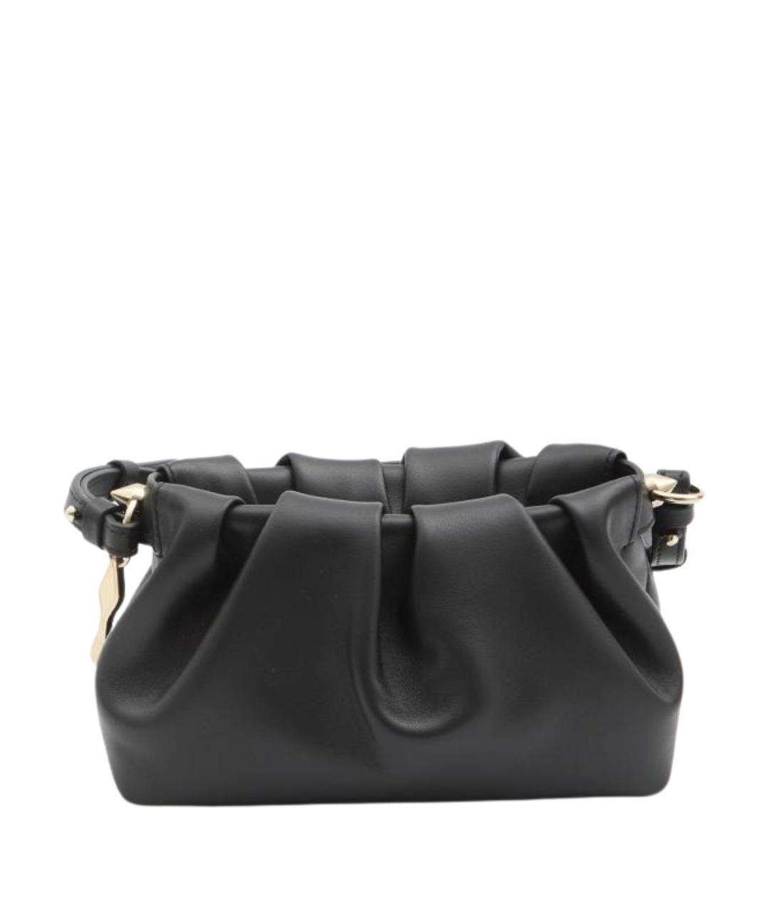 CHRISTIAN LOUBOUTIN Черная кожаная сумка через плечо, фото 1