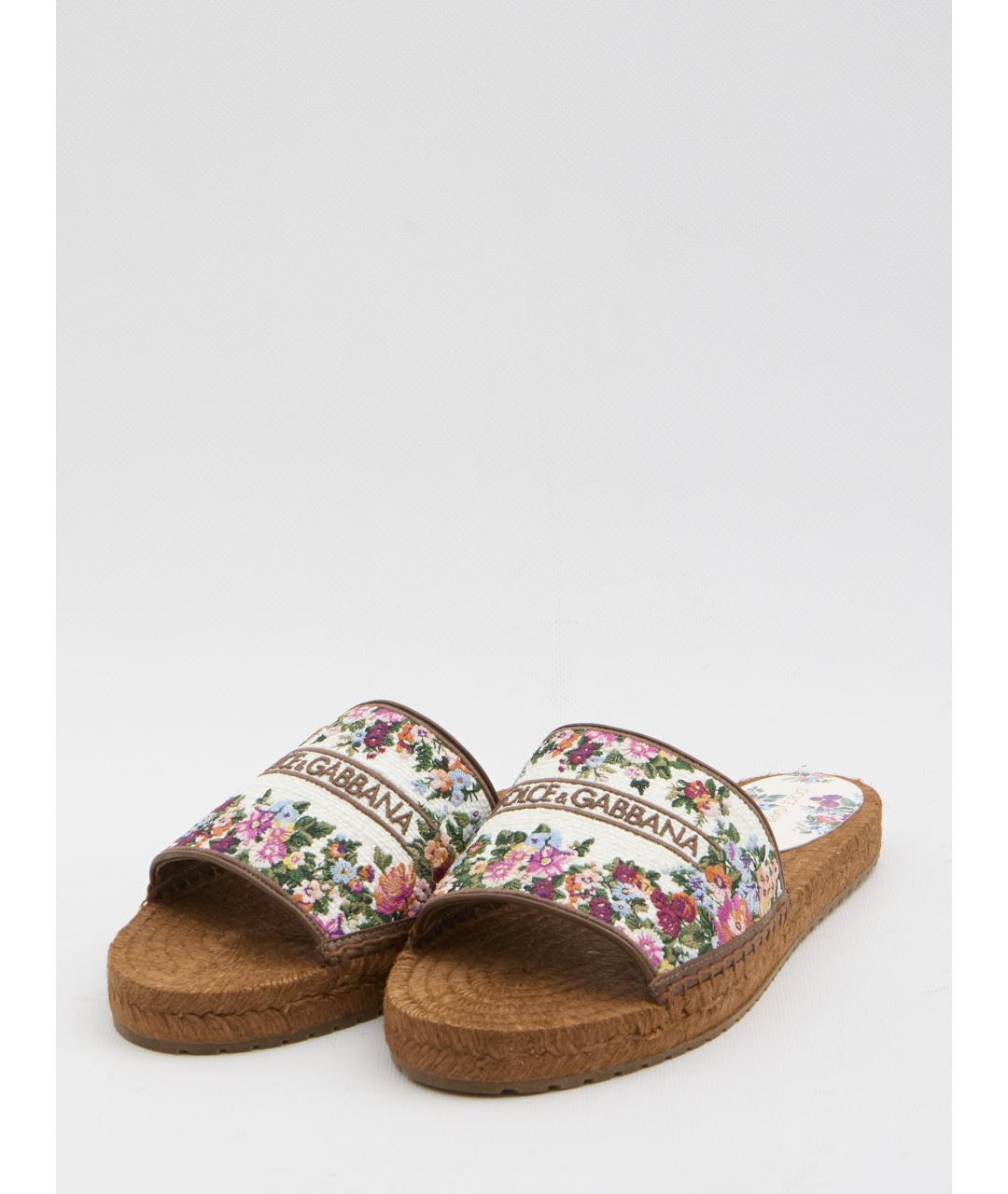 DOLCE&GABBANA Коричневые сандалии, фото 2