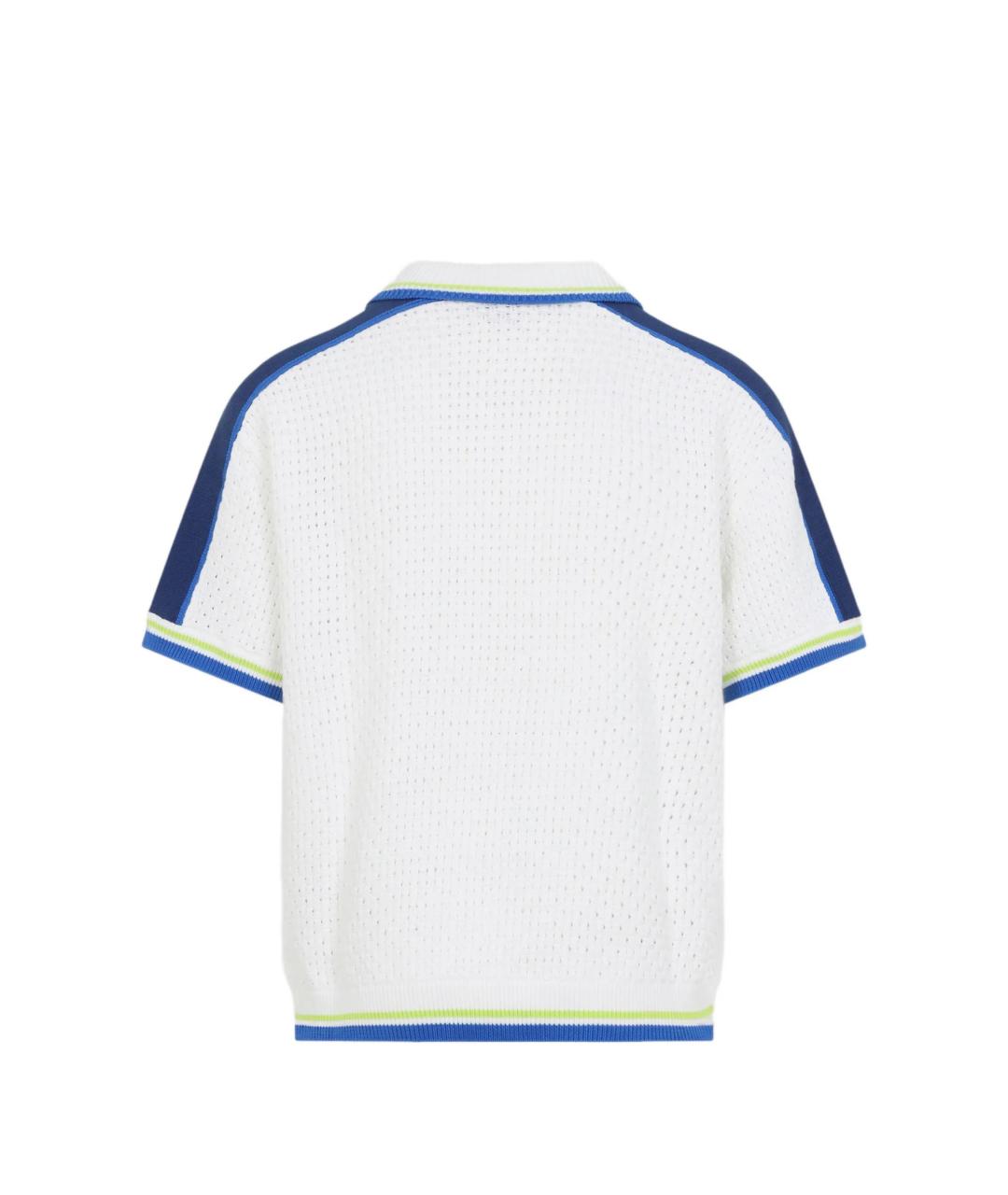 CASABLANCA Белая хлопковая кэжуал рубашка, фото 2