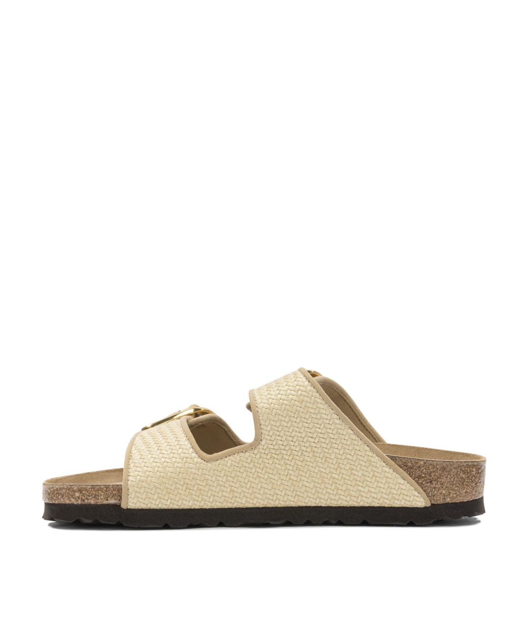 BIRKENSTOCK Бежевые замшевые сандалии, фото 3