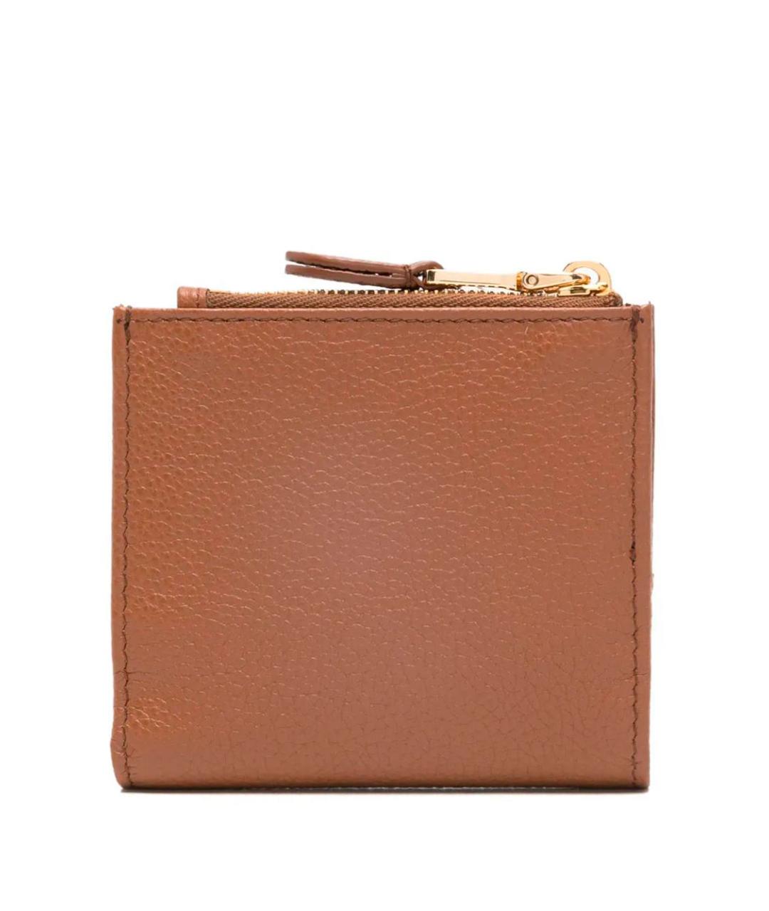 MIU MIU Коричневый кожаный кошелек, фото 3