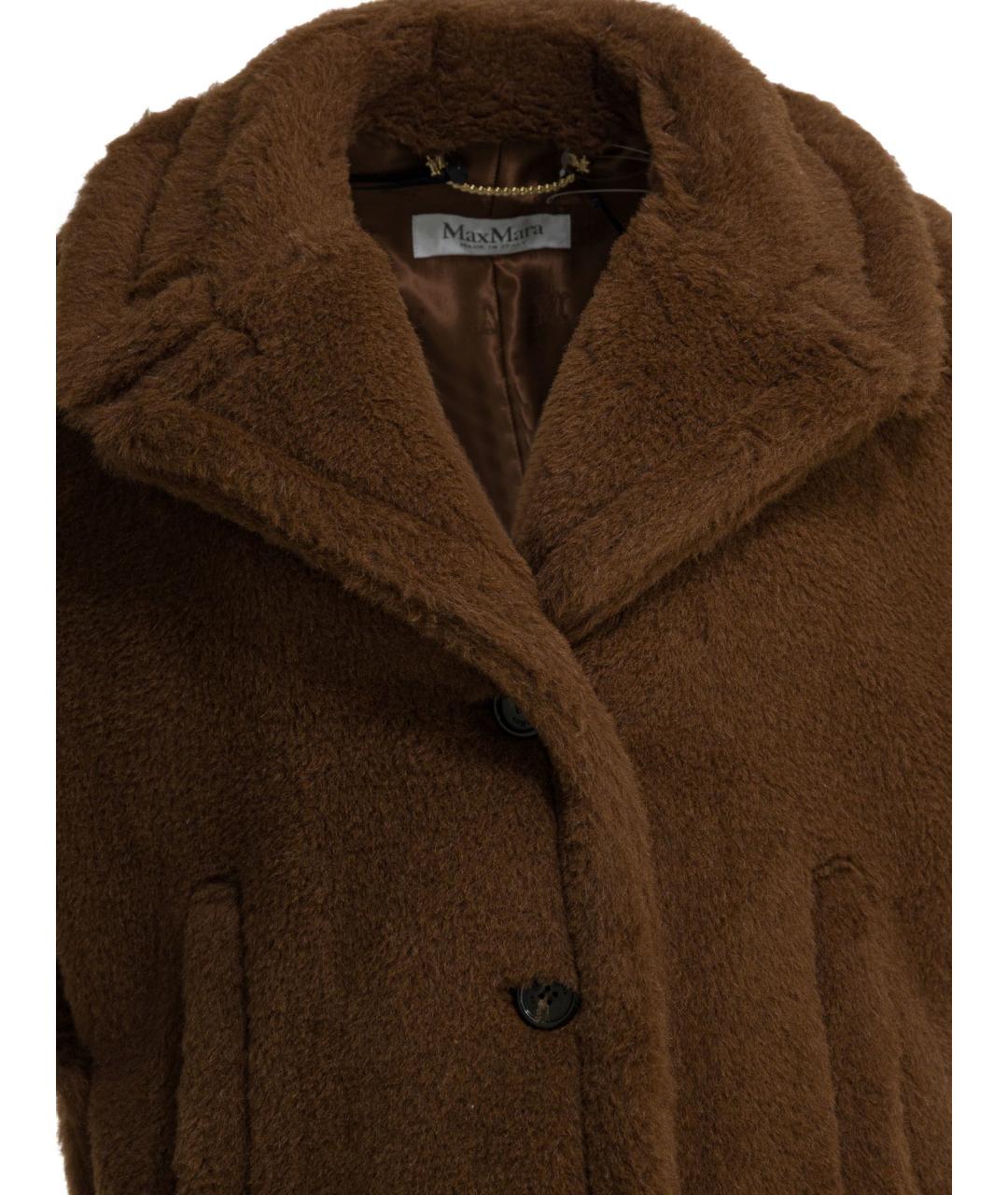 MAX MARA Коричневая шерстяная куртка, фото 3