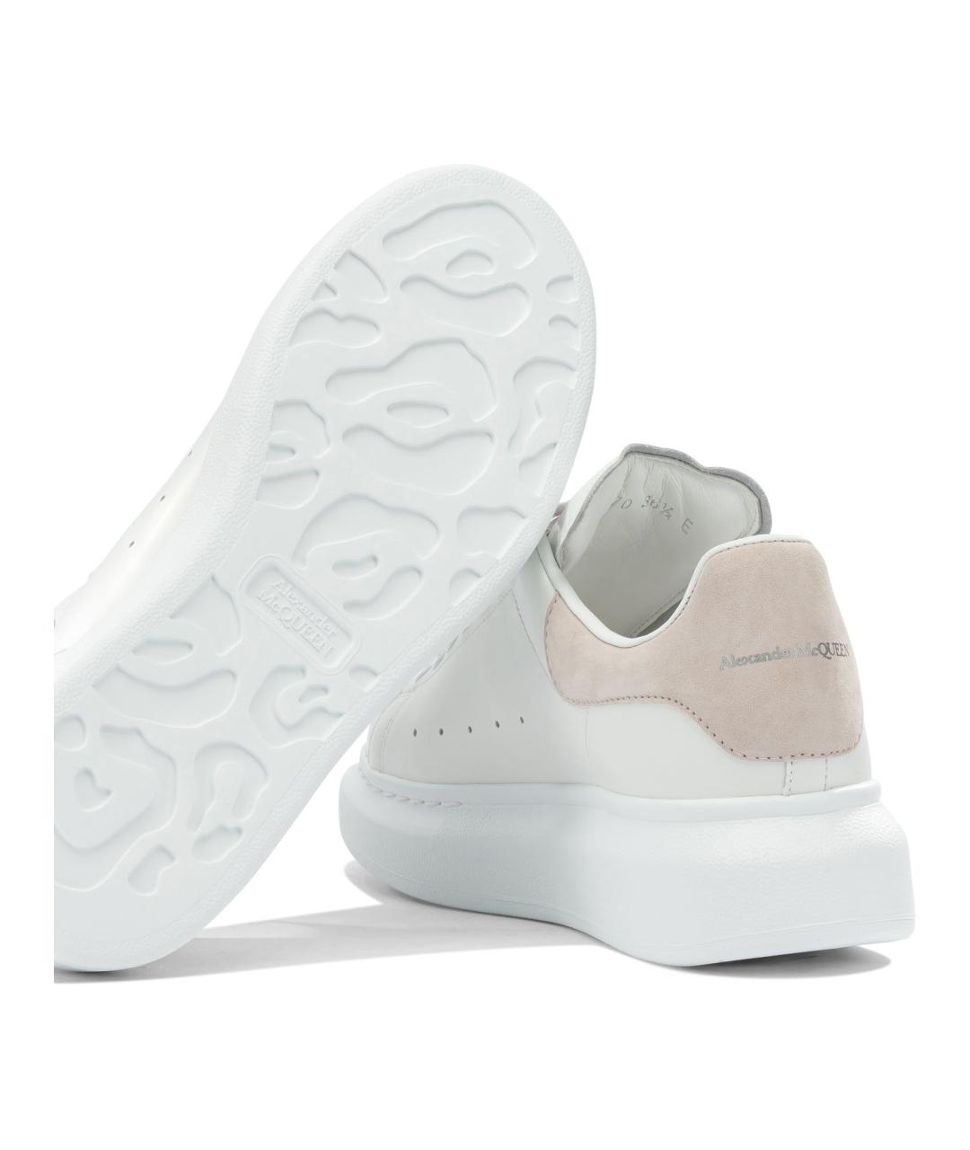 ALEXANDER MCQUEEN Белые кожаные кеды, фото 5