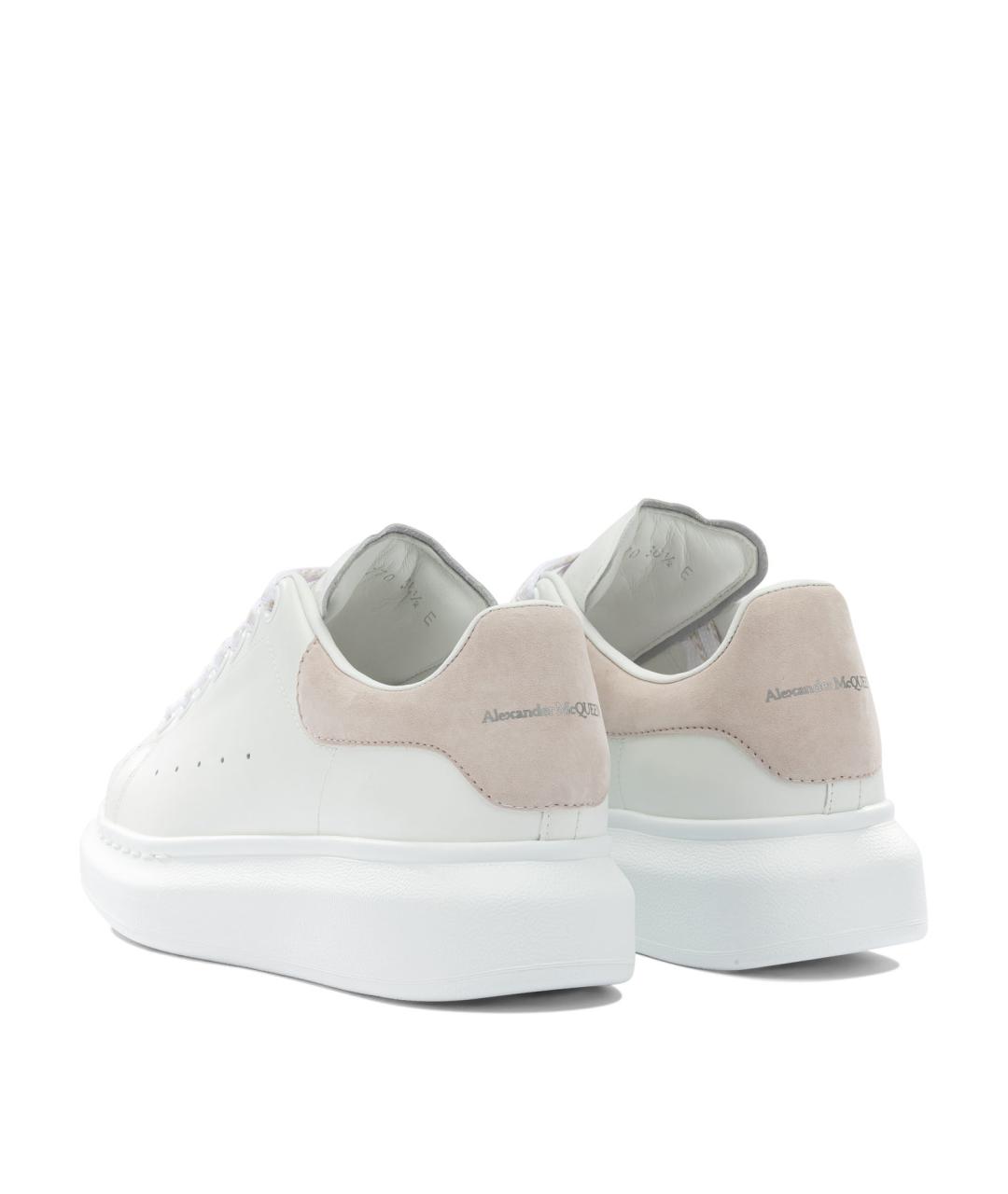 ALEXANDER MCQUEEN Белые кожаные кеды, фото 4
