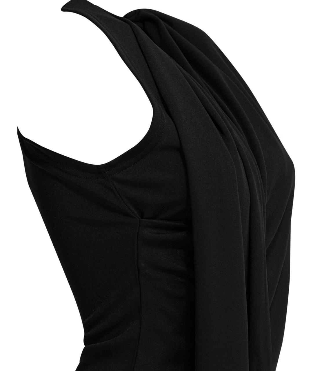 Ami Paris Черная вискозная майка, фото 4