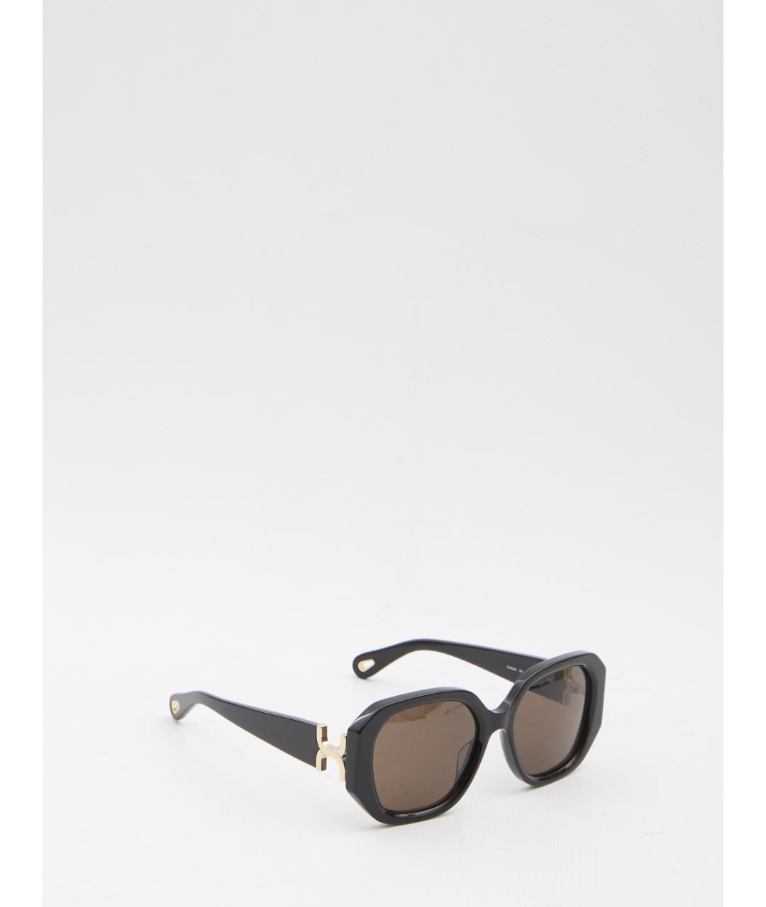 CHLOE Черные солнцезащитные очки, фото 3