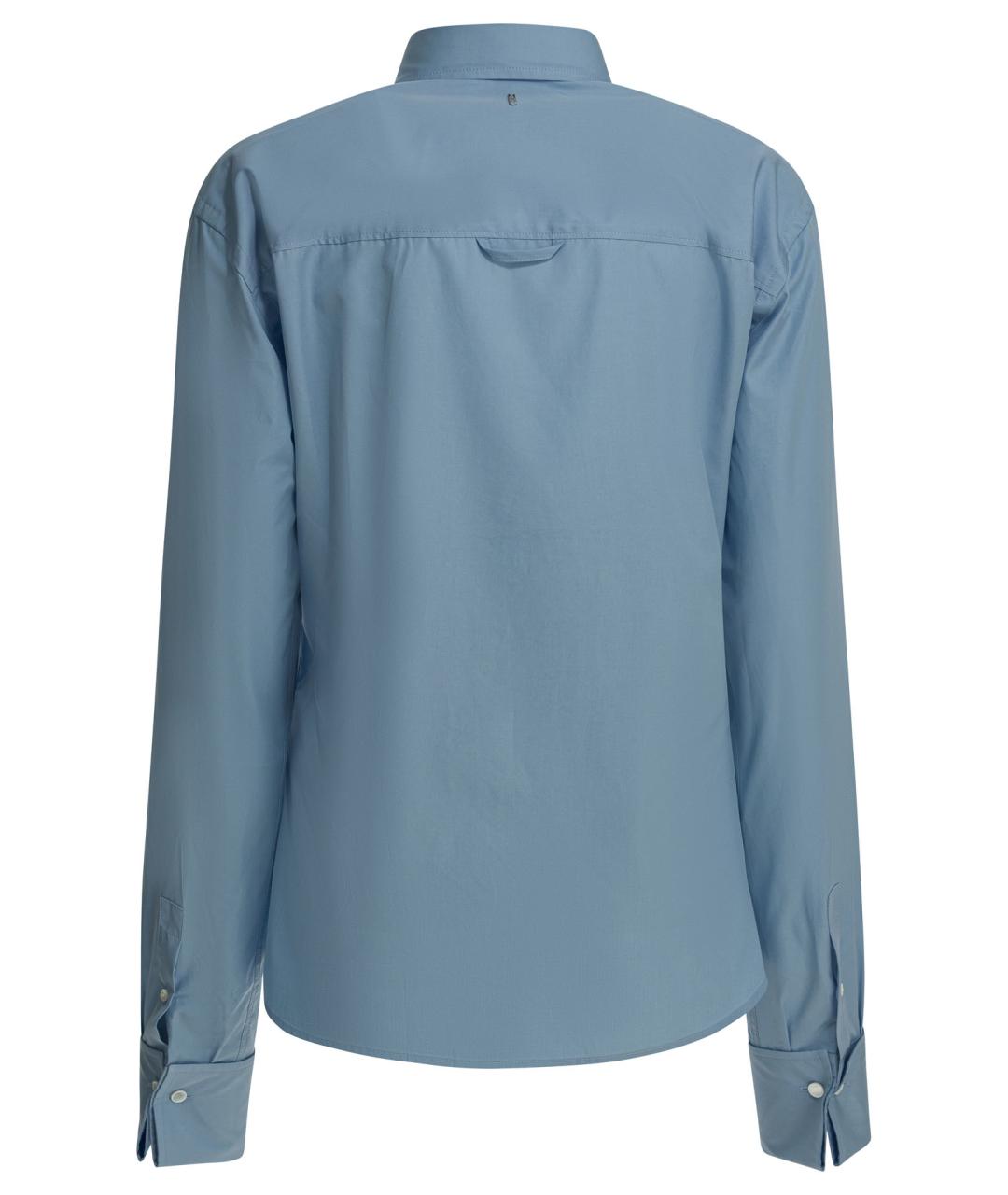 Ami Paris Голубая хлопковая рубашка, фото 2