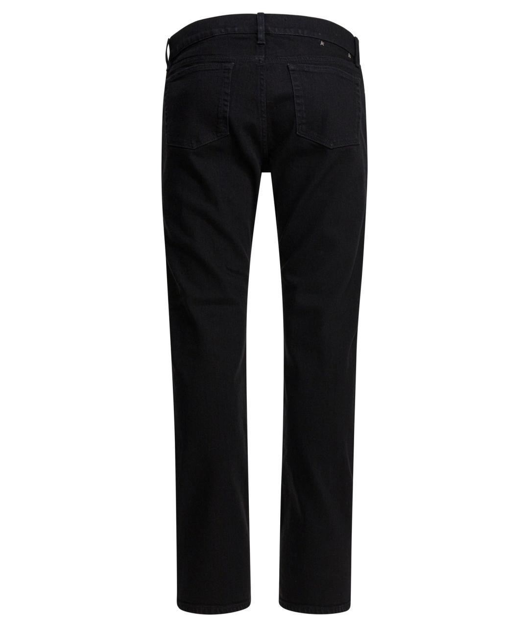 GOLDEN GOOSE DELUXE BRAND Черные хлопковые повседневные брюки, фото 2