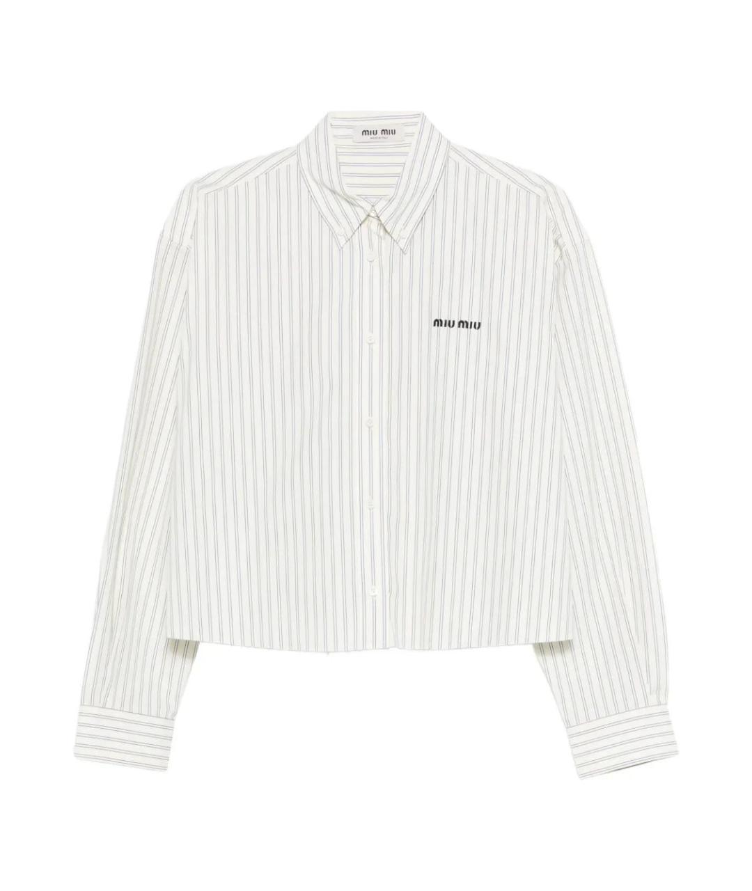 MIU MIU Хлопковая рубашка, фото 1