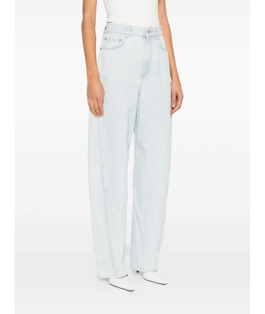 GIVENCHY Синие хлопковые прямые джинсы, фото 3