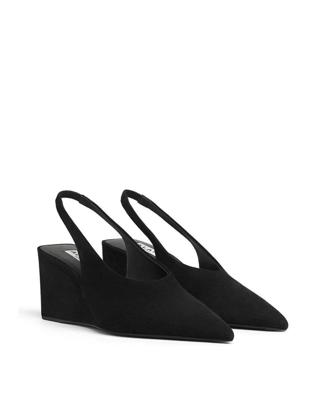 ALAIA Черные замшевые туфли, фото 2