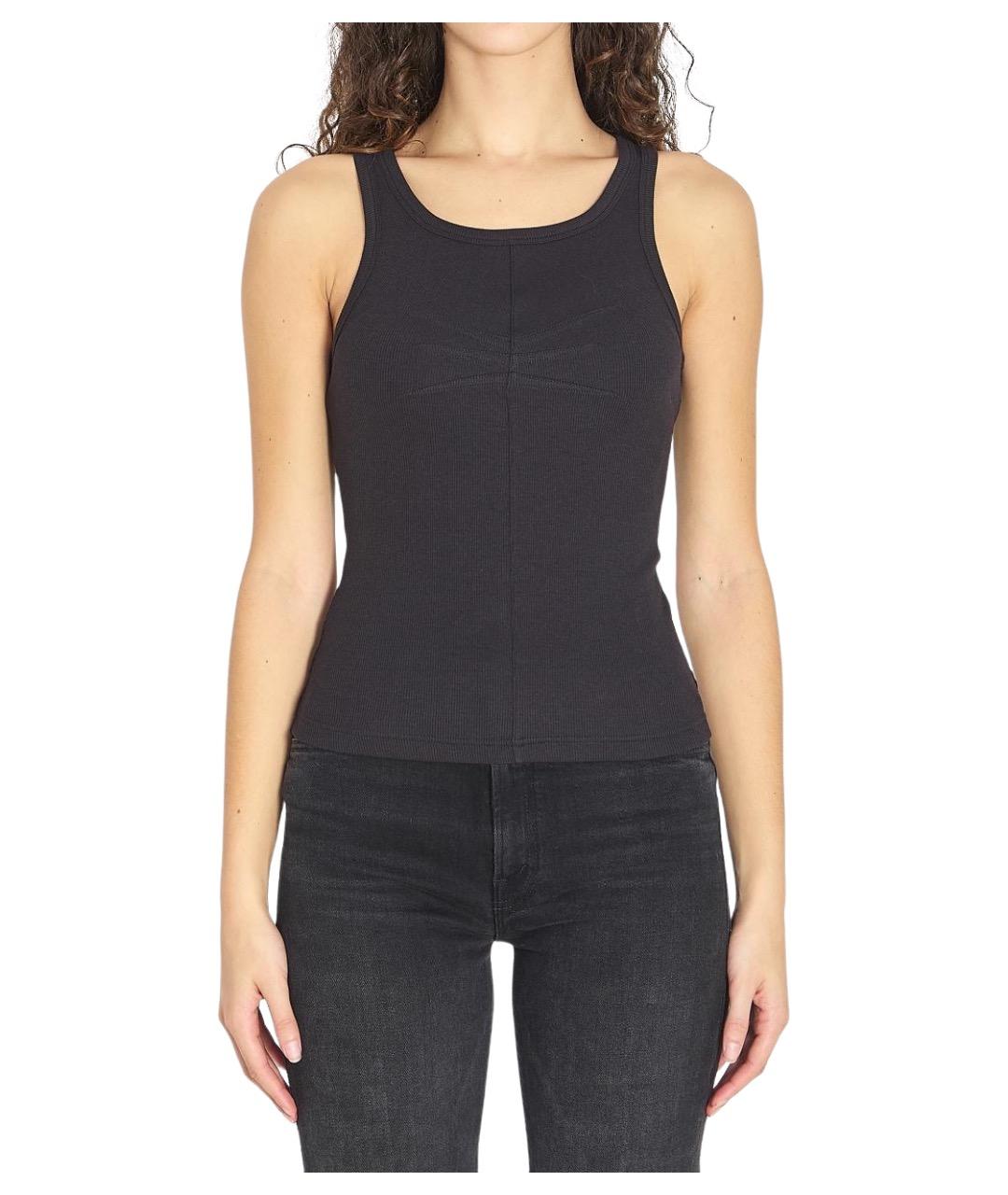 ALAIA Черная хлопковая майка, фото 1