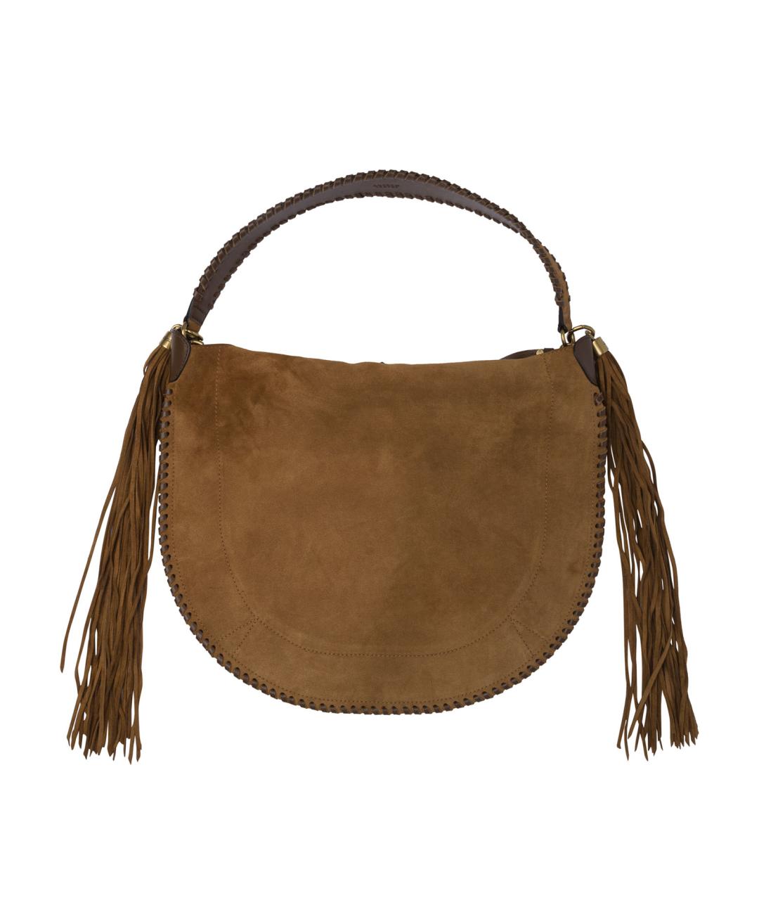 ISABEL MARANT Коричневая замшевая сумка через плечо, фото 2