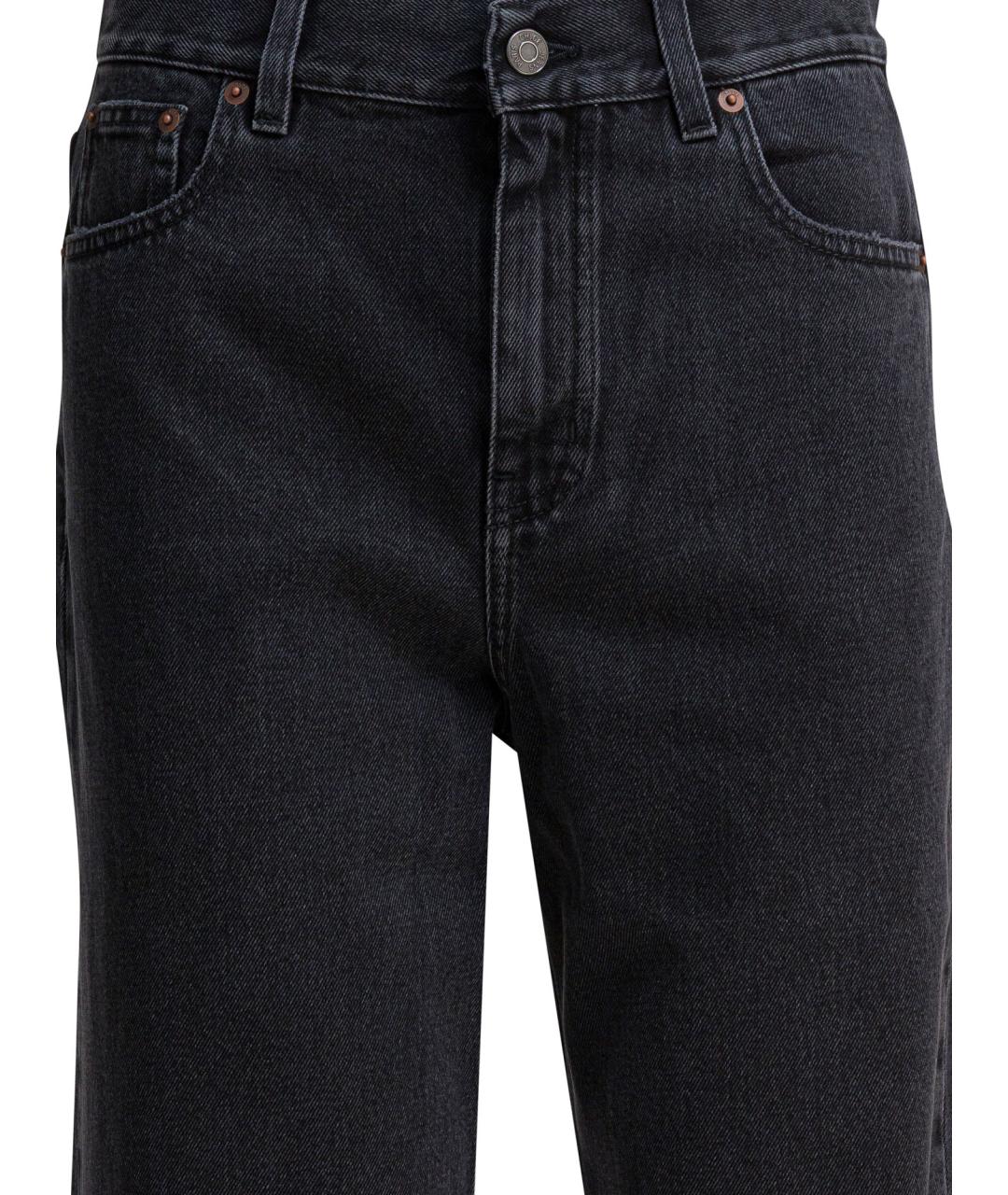 CHLOE Черные хлопковые прямые джинсы, фото 3