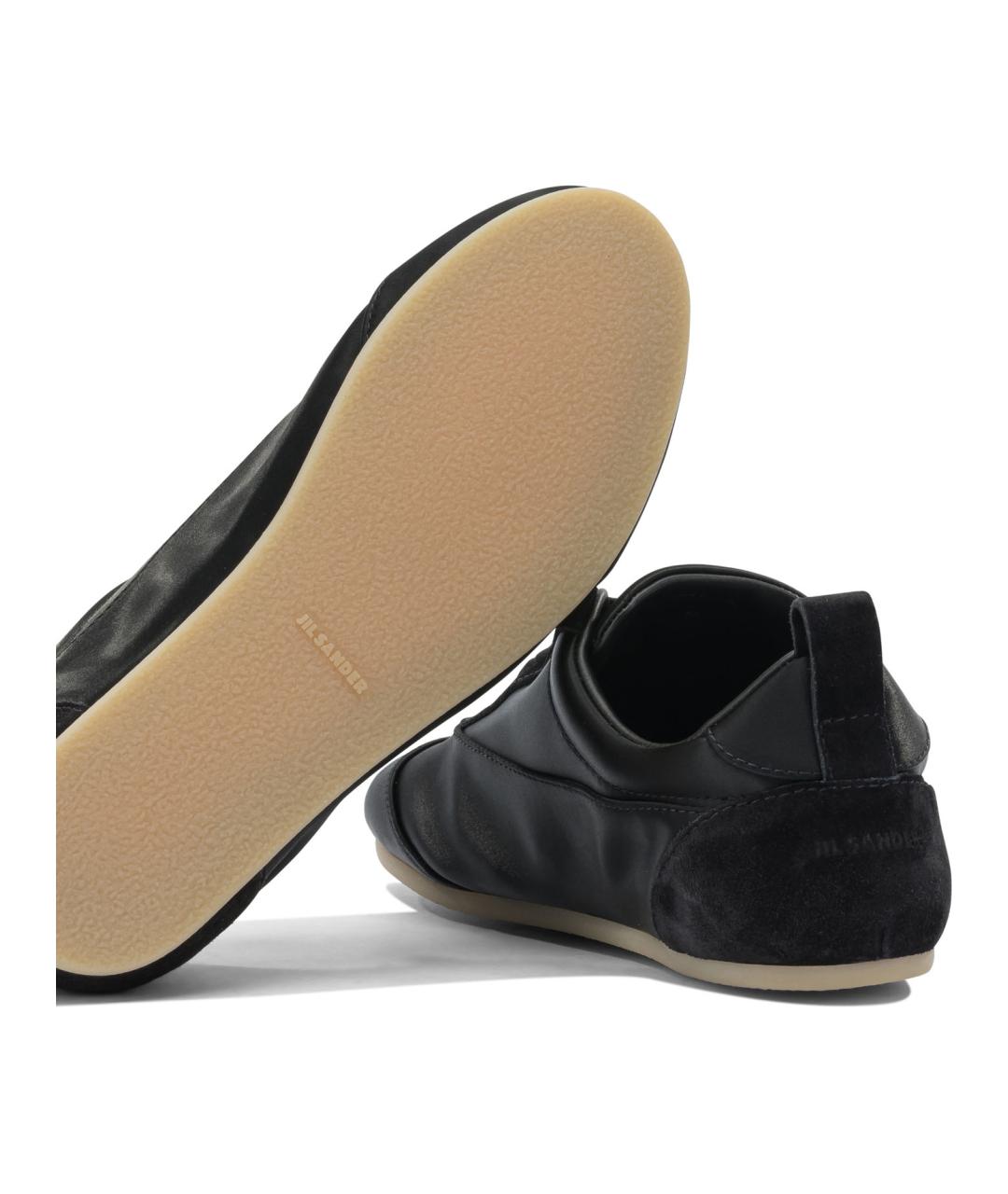 JIL SANDER Черные текстильные кроссовки, фото 5