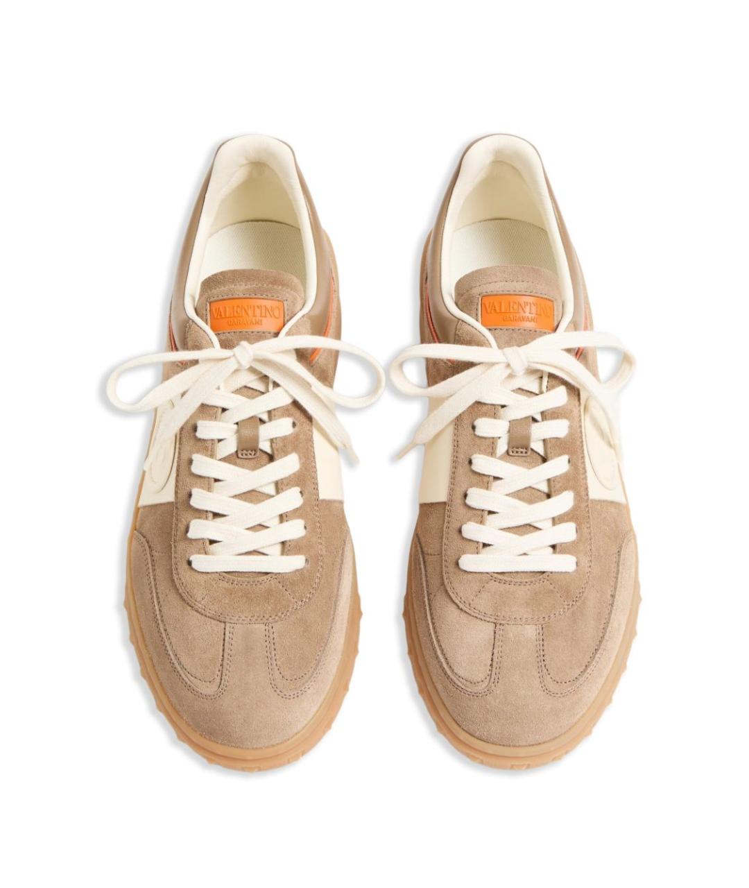 VALENTINO Кожаные низкие кроссовки / кеды, фото 5