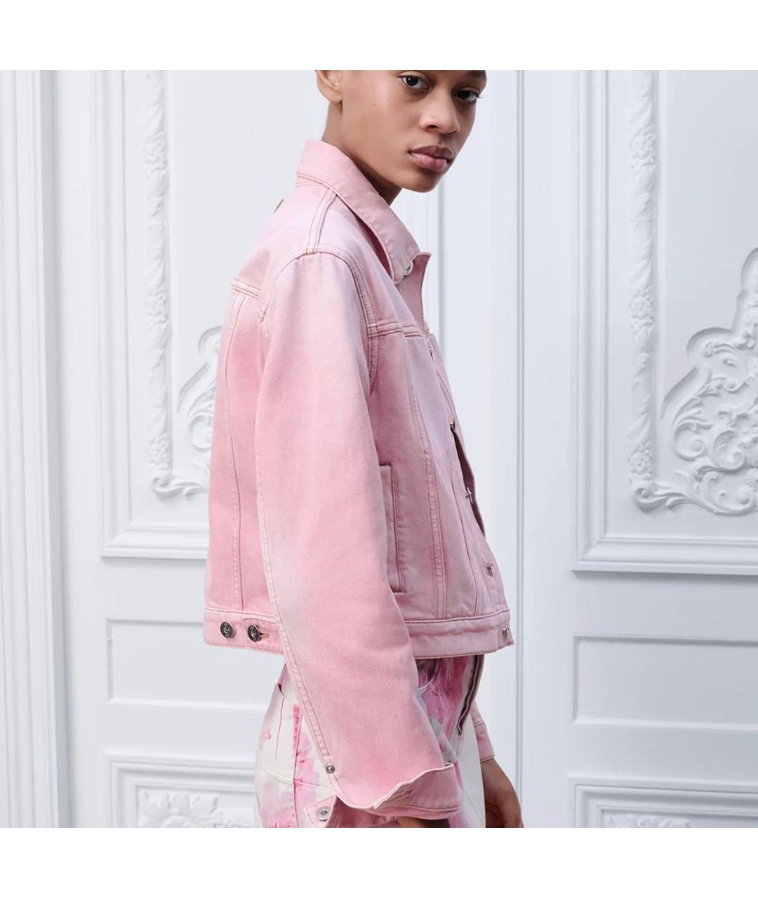 CHRISTIAN DIOR Розовая деним куртка, фото 3