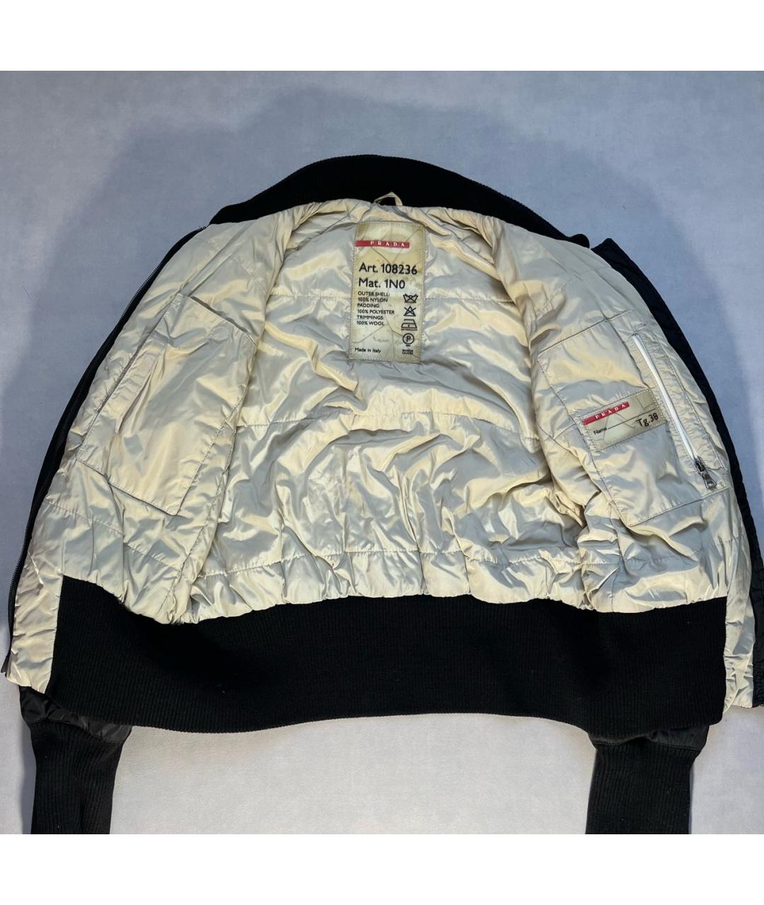 PRADA Черная куртка, фото 4