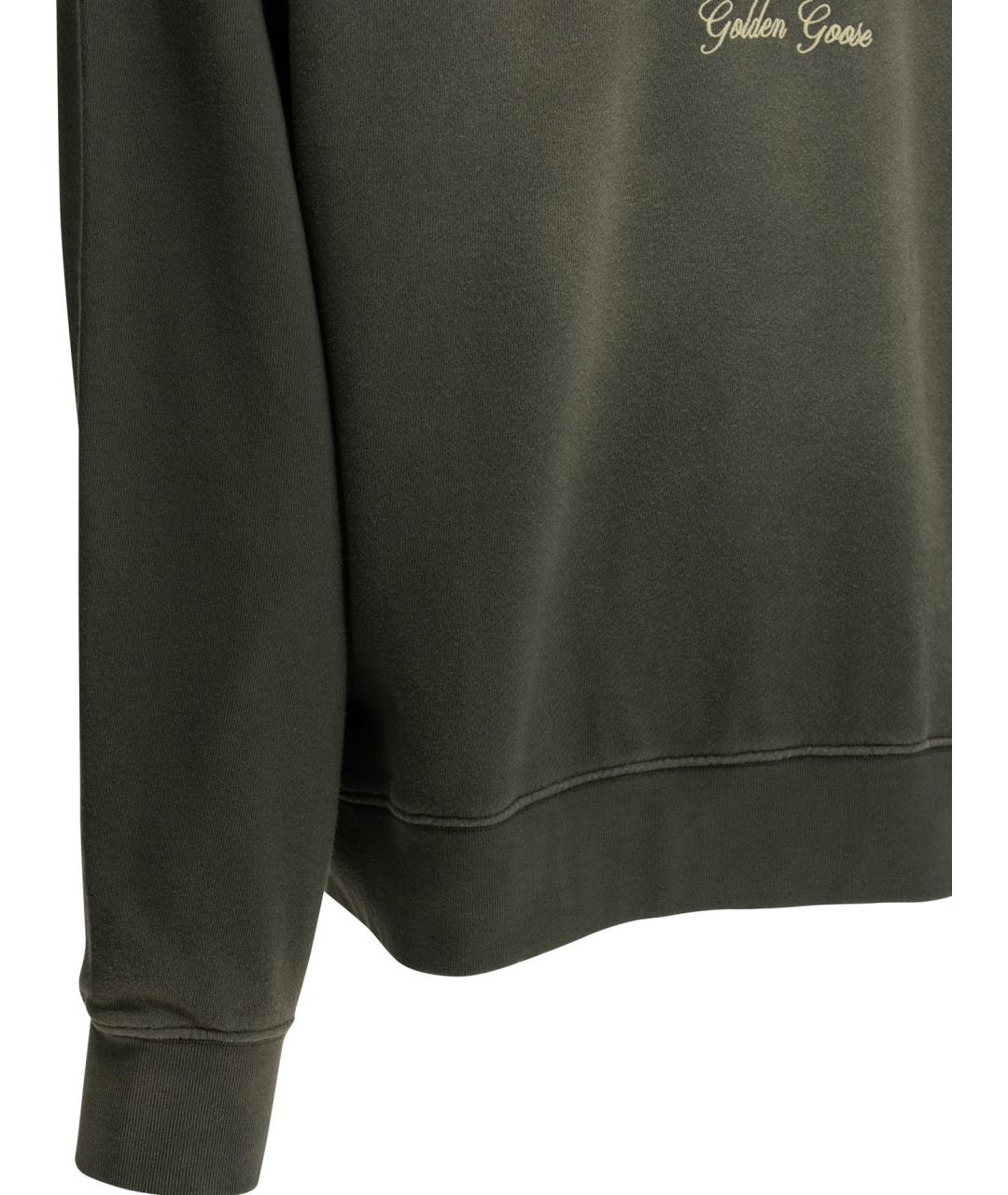 GOLDEN GOOSE DELUXE BRAND Черный хлопковый джемпер / свитер, фото 4