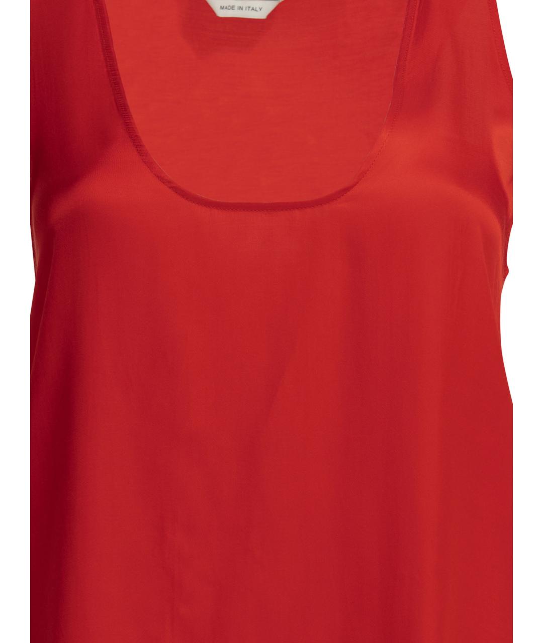 Sa Su Phi Красная вискозная майка, фото 3