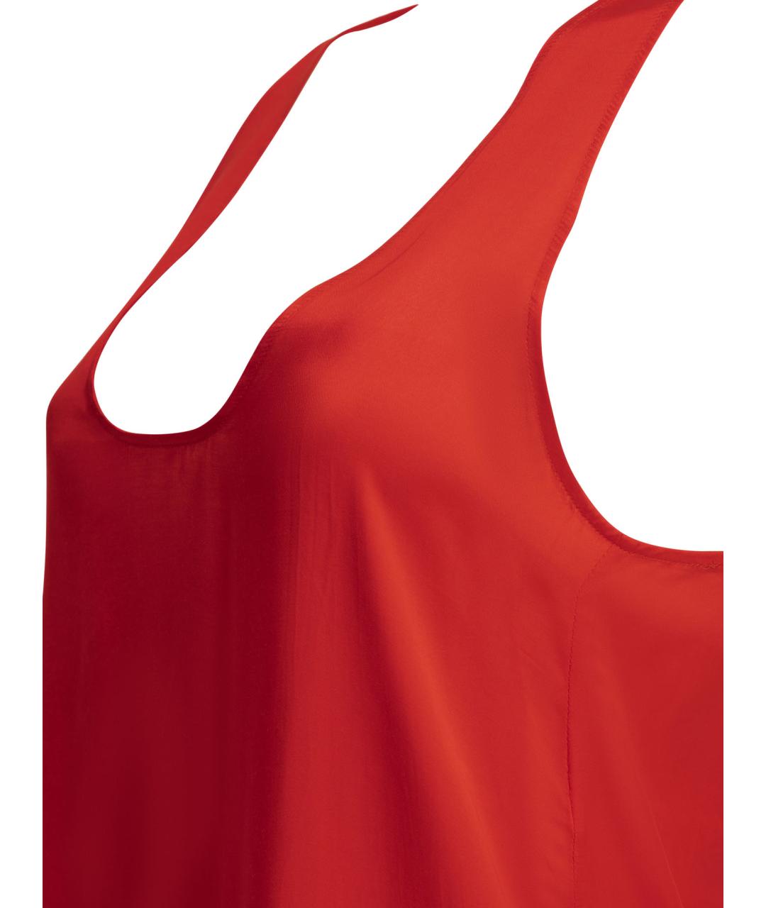 Sa Su Phi Красная вискозная майка, фото 4