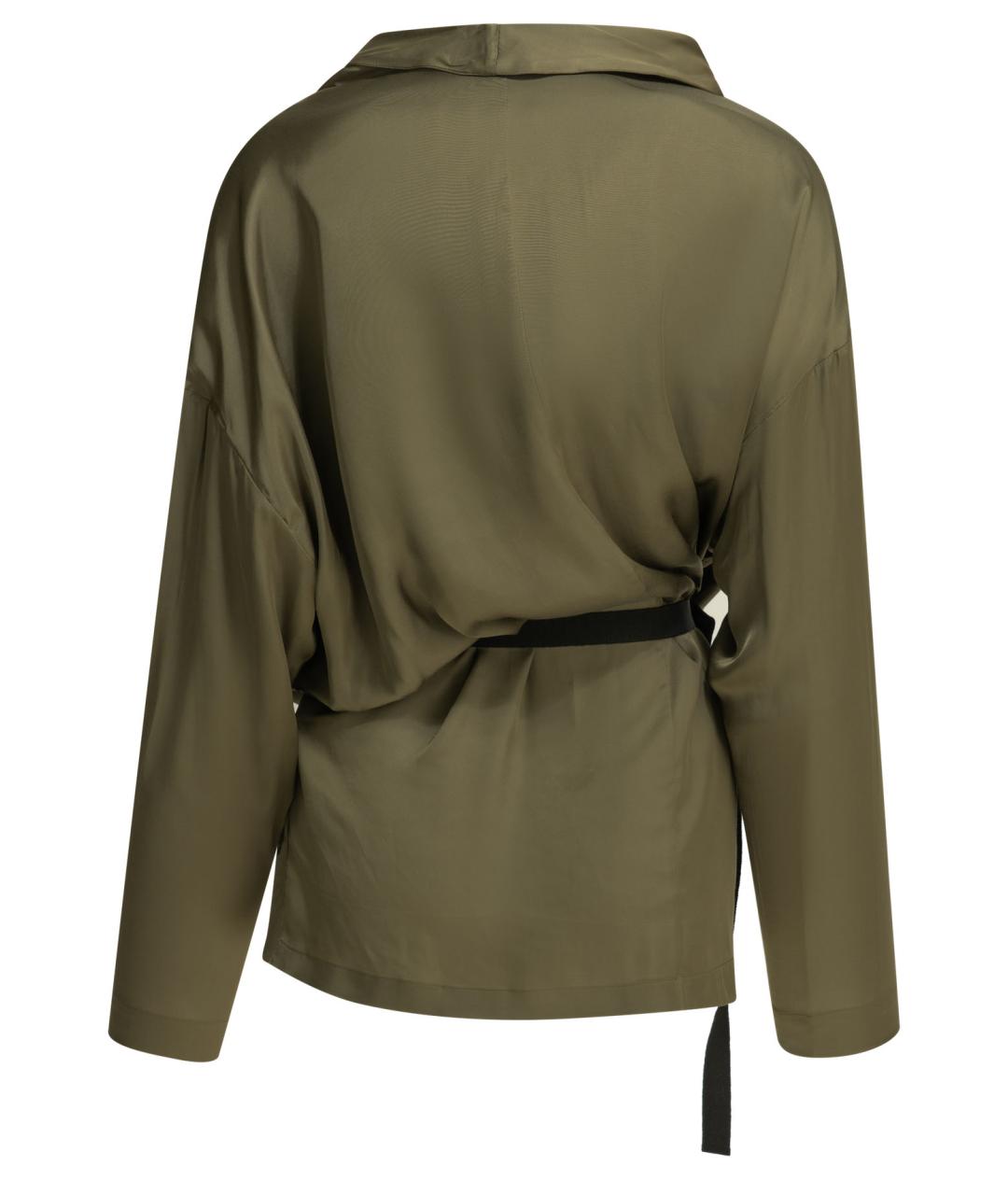 Sa Su Phi Зеленая вискозная рубашка, фото 2