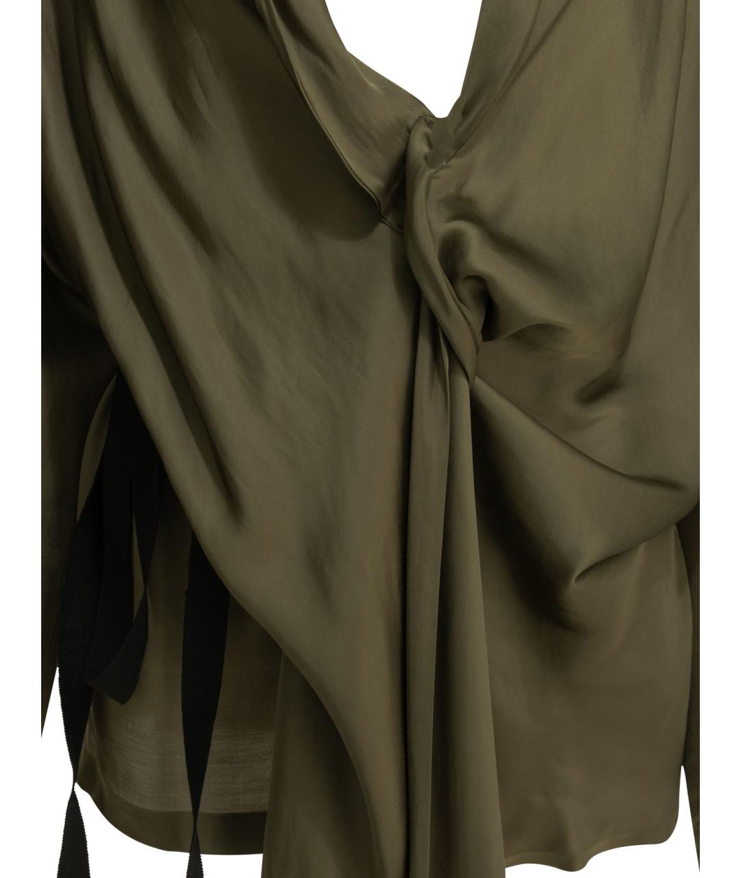 Sa Su Phi Зеленая вискозная рубашка, фото 3