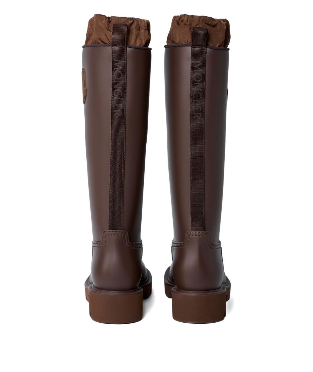 MONCLER Коричневые сапоги, фото 2