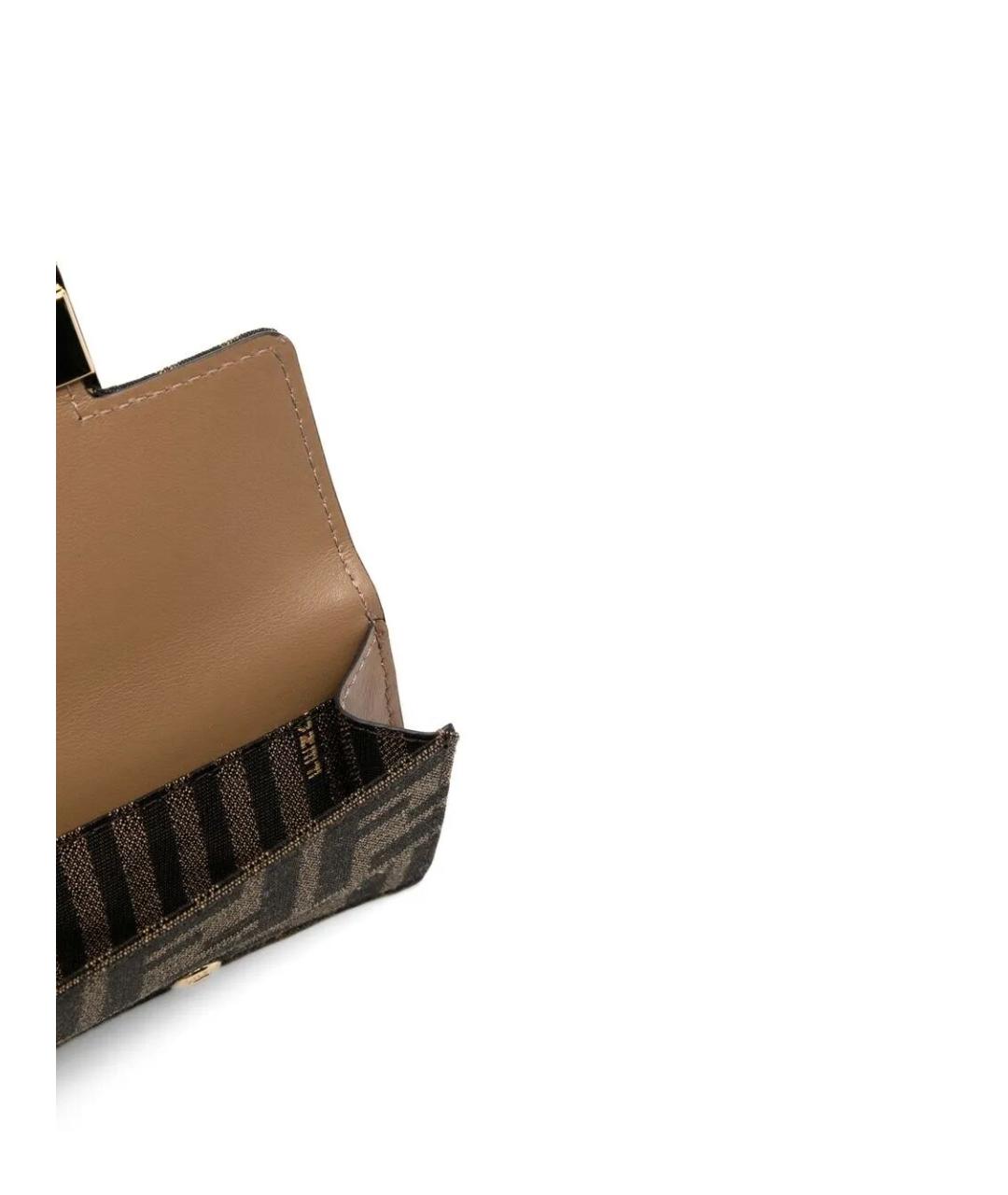 FENDI Коричневый кошелек, фото 3