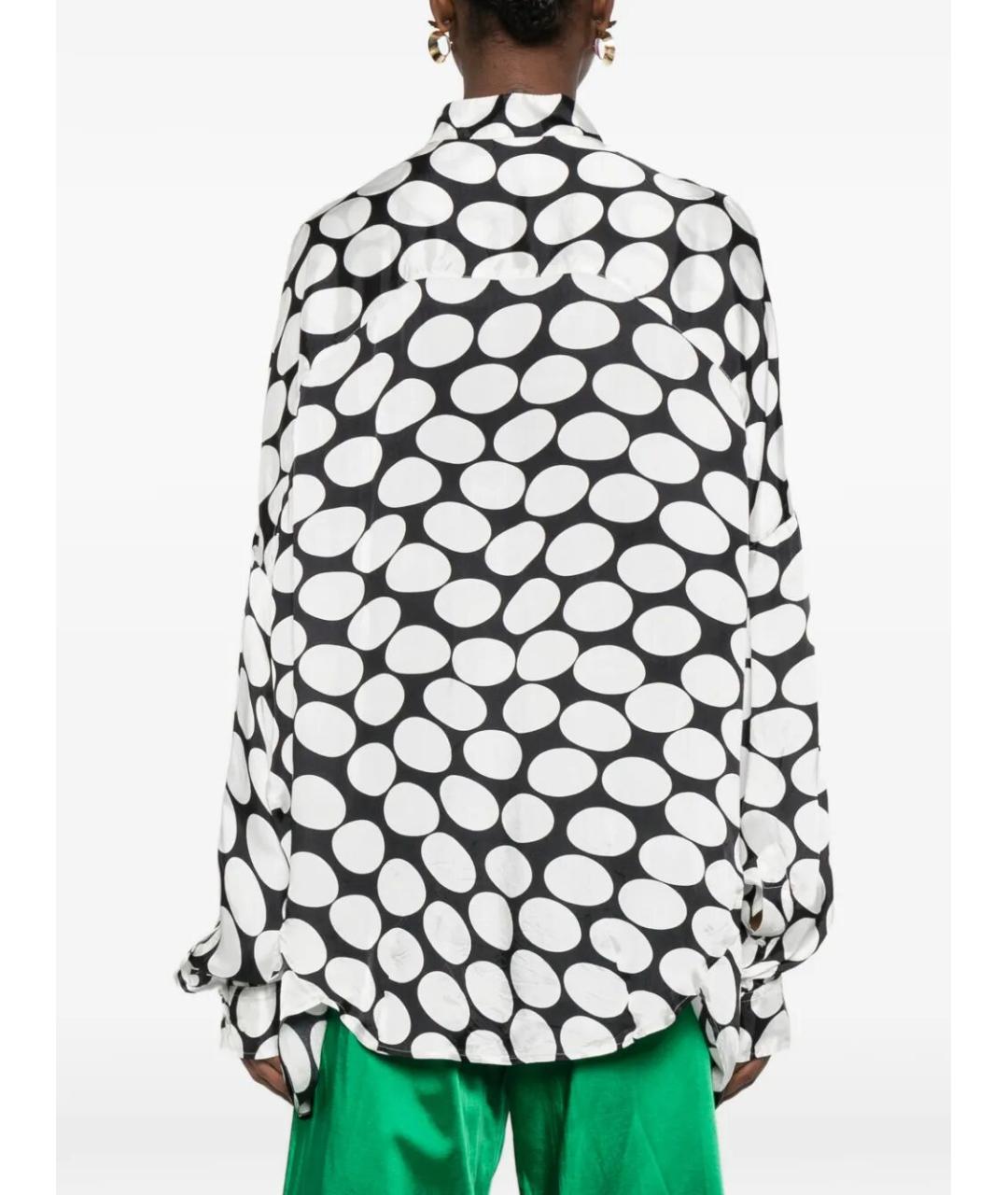 DRIES VAN NOTEN Черная вискозная рубашка, фото 4
