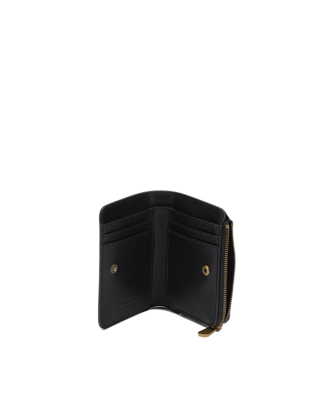 PINKO Черный кожаный кардхолдер, фото 5