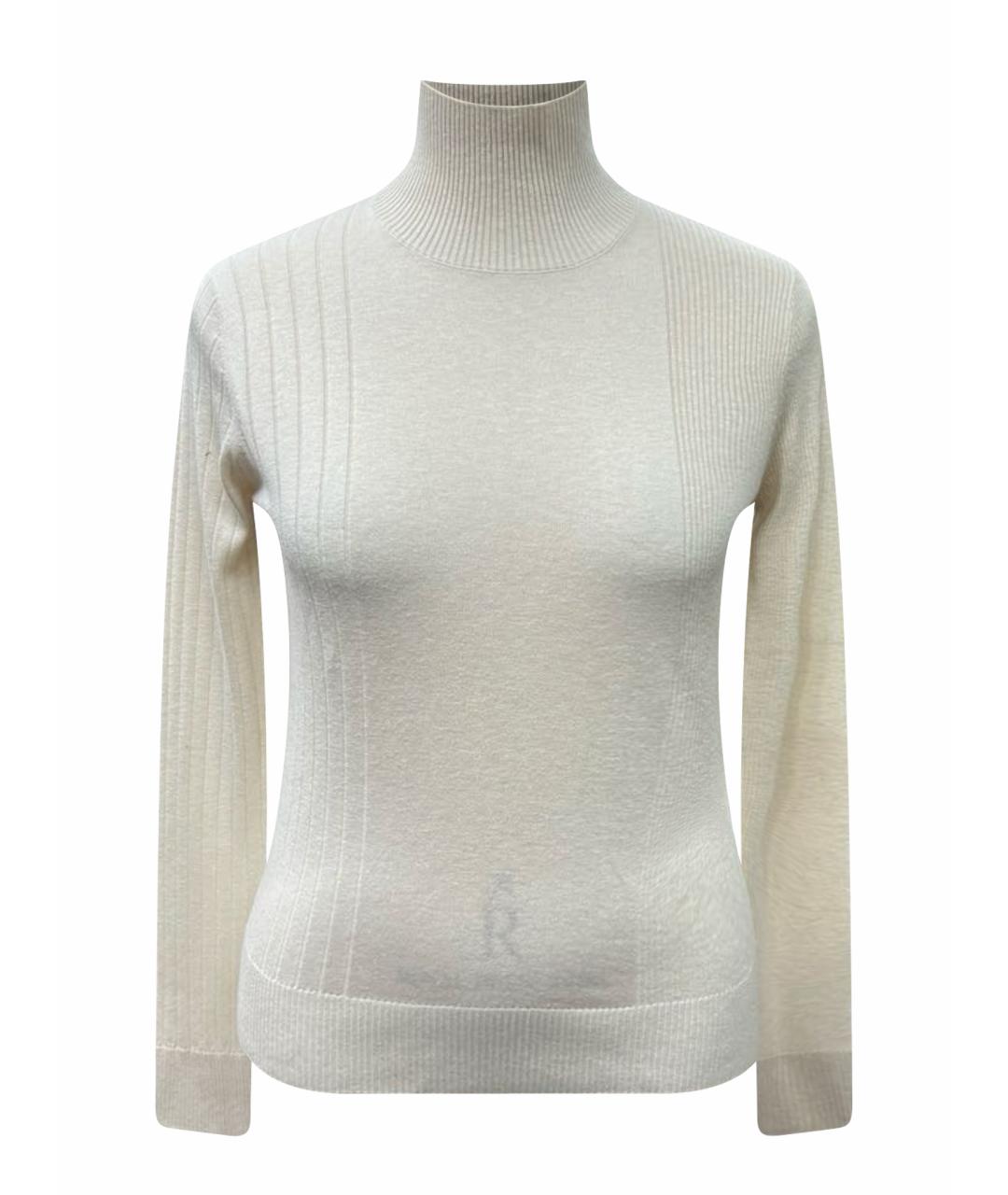 'S MAX MARA Бежевый шерстяной джемпер / свитер, фото 1