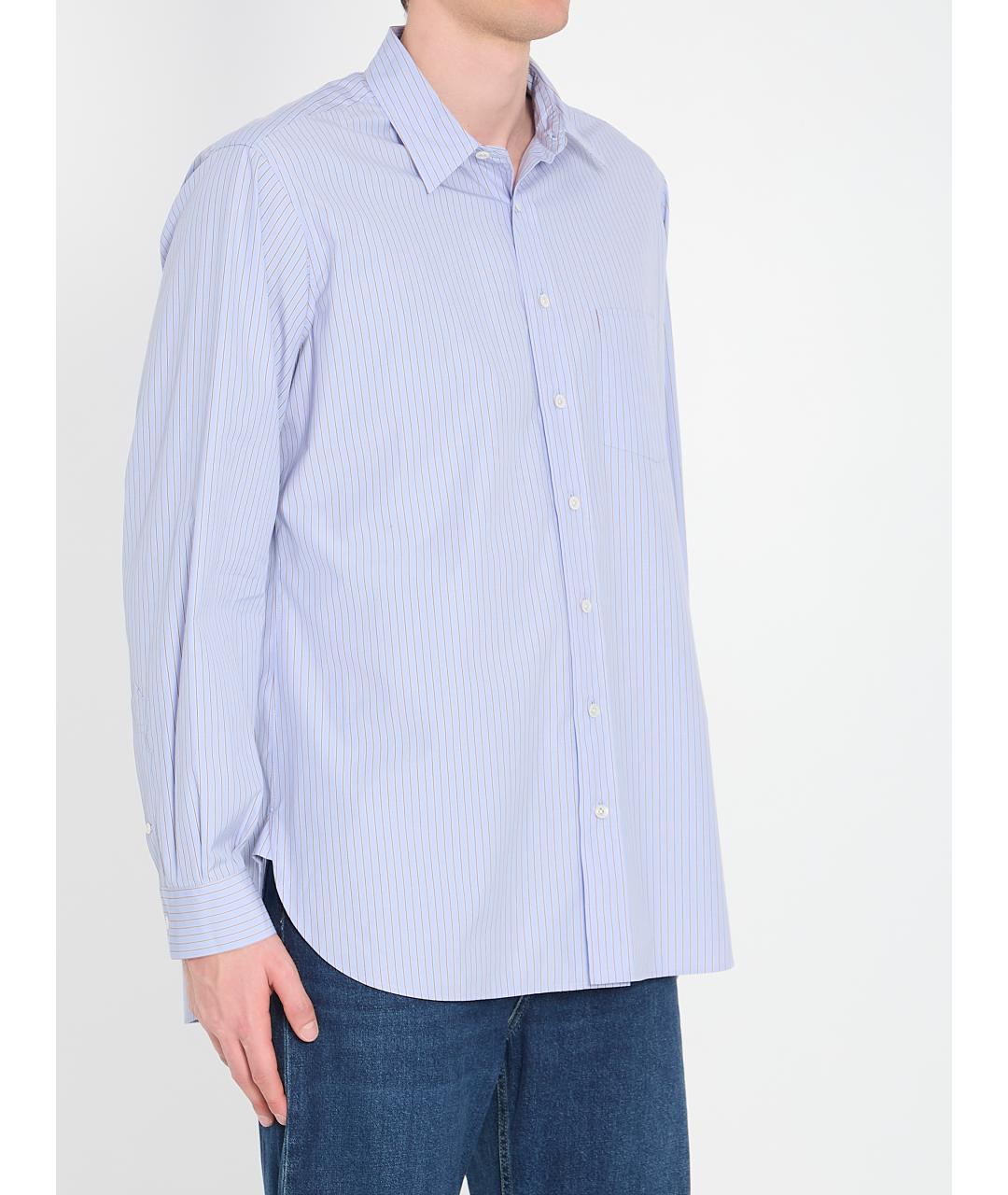 THE ROW Голубая хлопковая кэжуал рубашка, фото 2