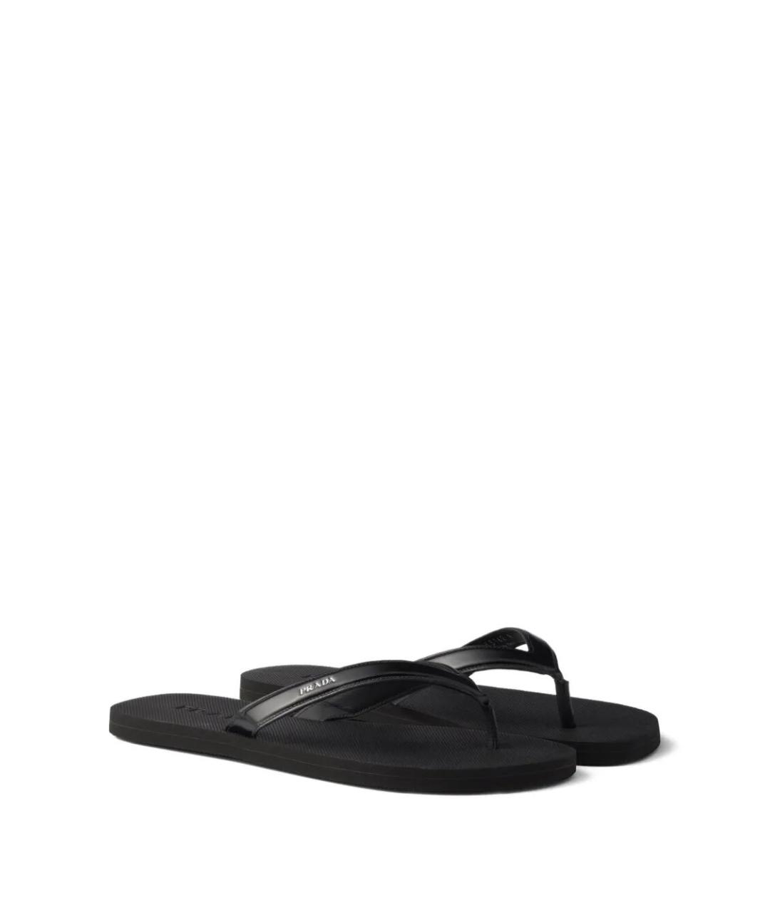 PRADA Черные сандалии, фото 3