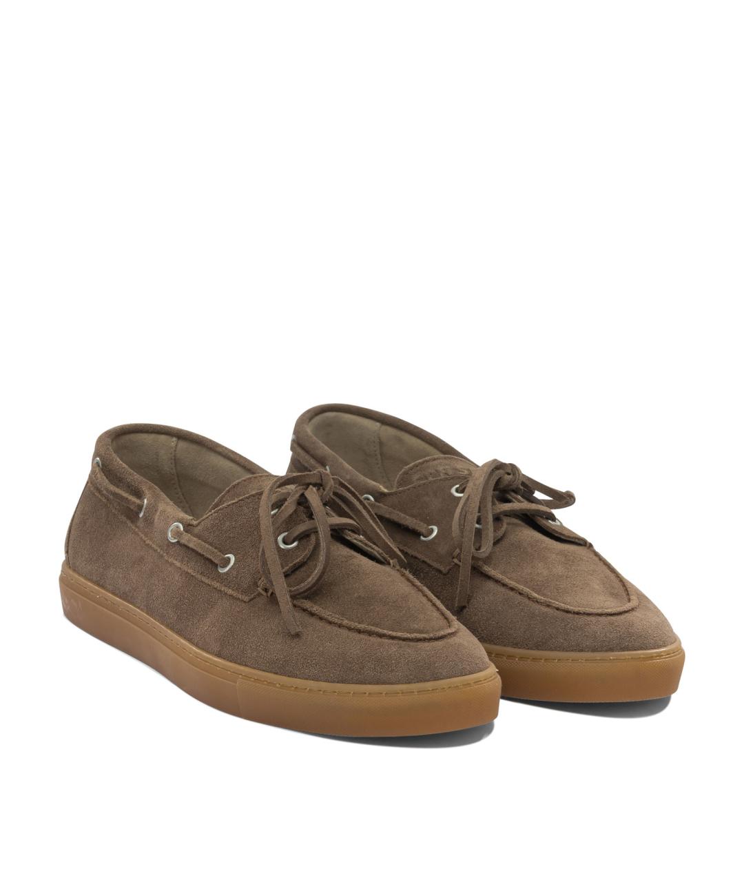 COPENHAGEN Коричневые замшевые лоферы, фото 2