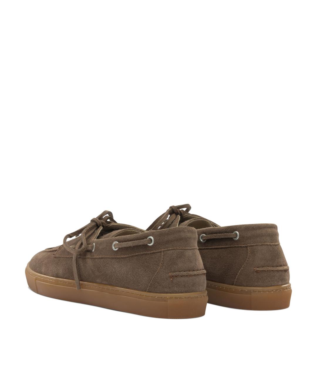 COPENHAGEN Коричневые замшевые лоферы, фото 4