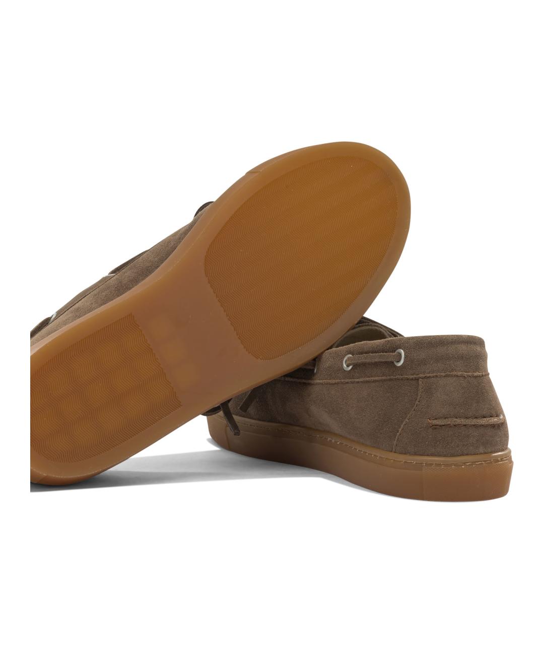 COPENHAGEN Коричневые замшевые лоферы, фото 5